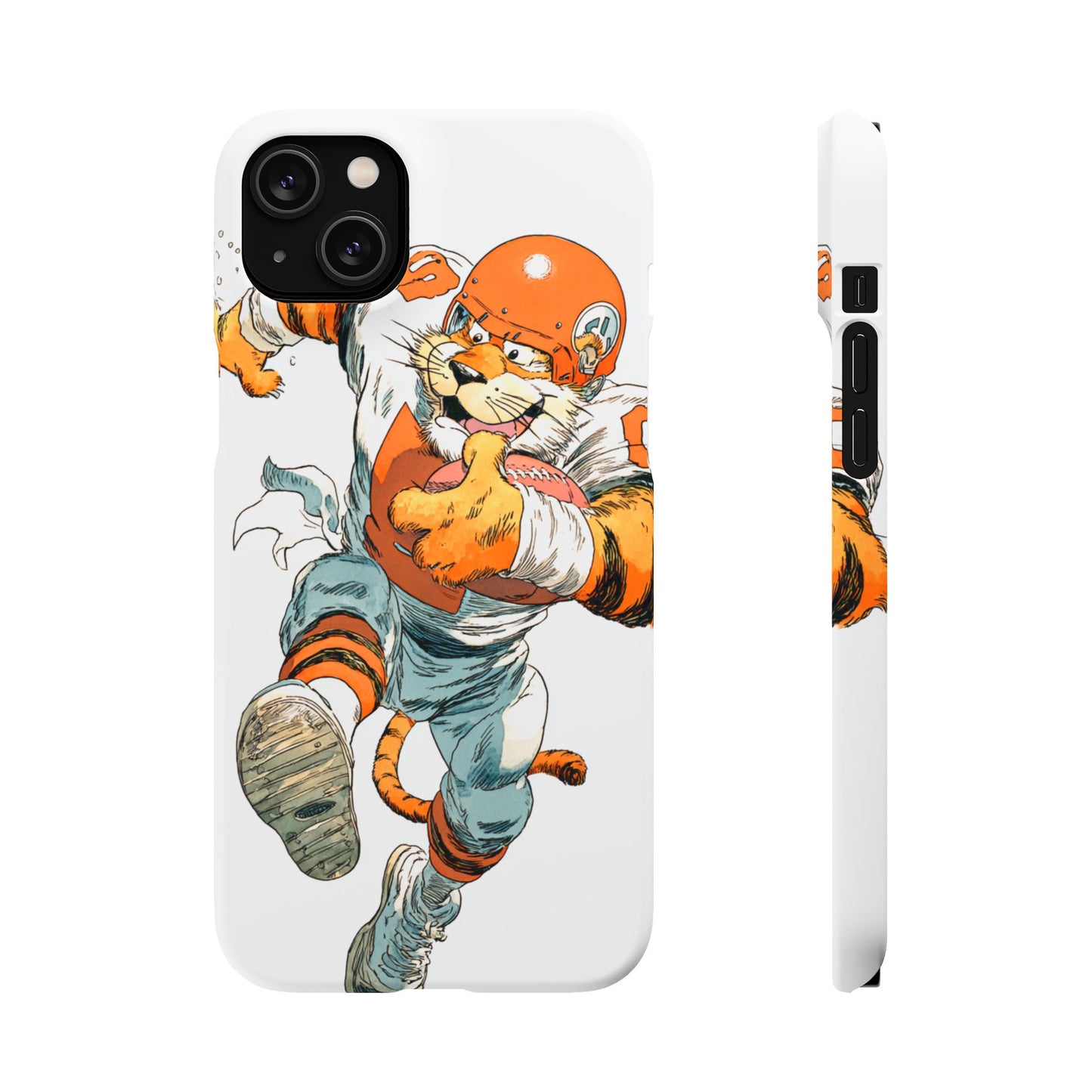 Cincinnati Bengals Snap Cases, Football Fans Phone Case, Tiger Cartoon Art Design, Football Lover Gift, Protective Phone Cover