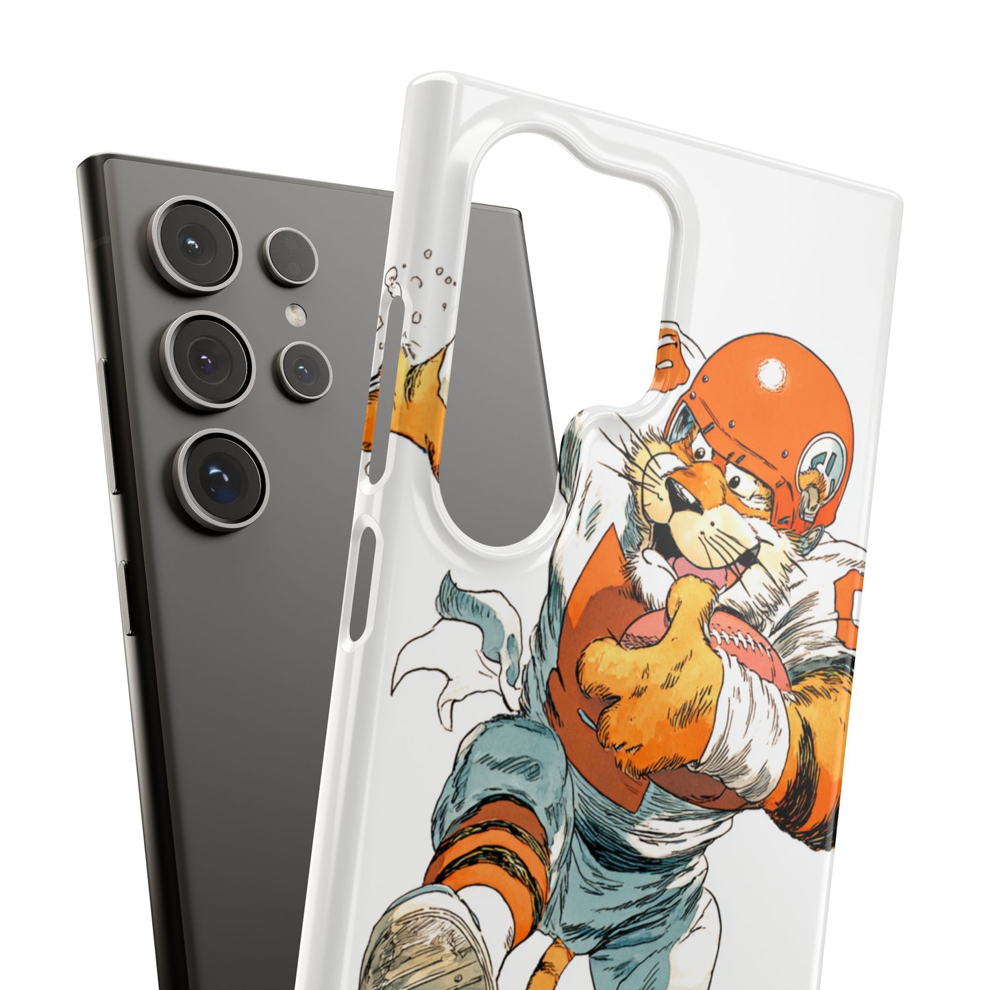 Cincinnati Bengals Snap Cases, Football Fans Phone Case, Tiger Cartoon Art Design, Football Lover Gift, Protective Phone Cover