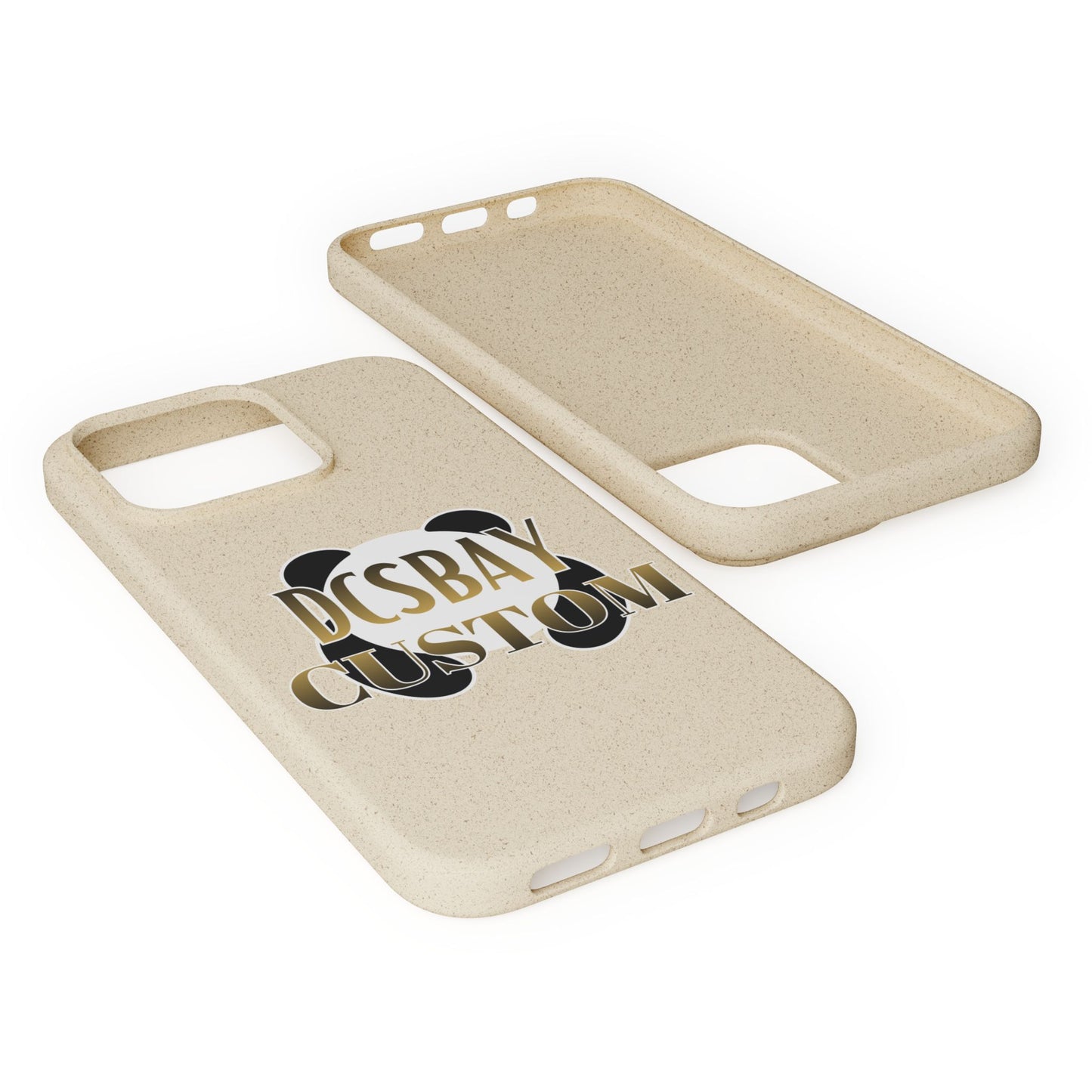 Biodegradable Panda Phone Case — Eco-Friendly Customizable iPhone Cover