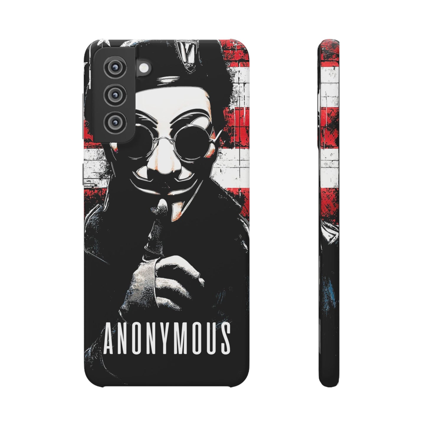 Anonimous & Guy Fawkes Art Snap Case and Protective Phone Cover For iPhone and Samsung