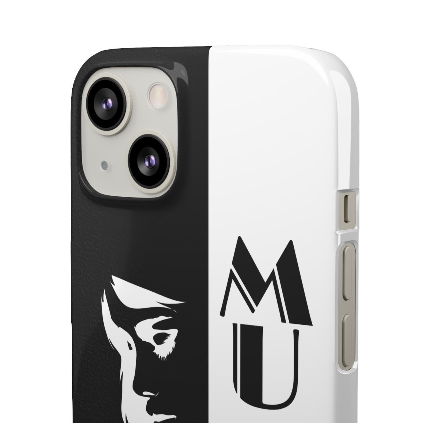 Black And White Bold Muse Snap Case Cover for iPhone and Samsung