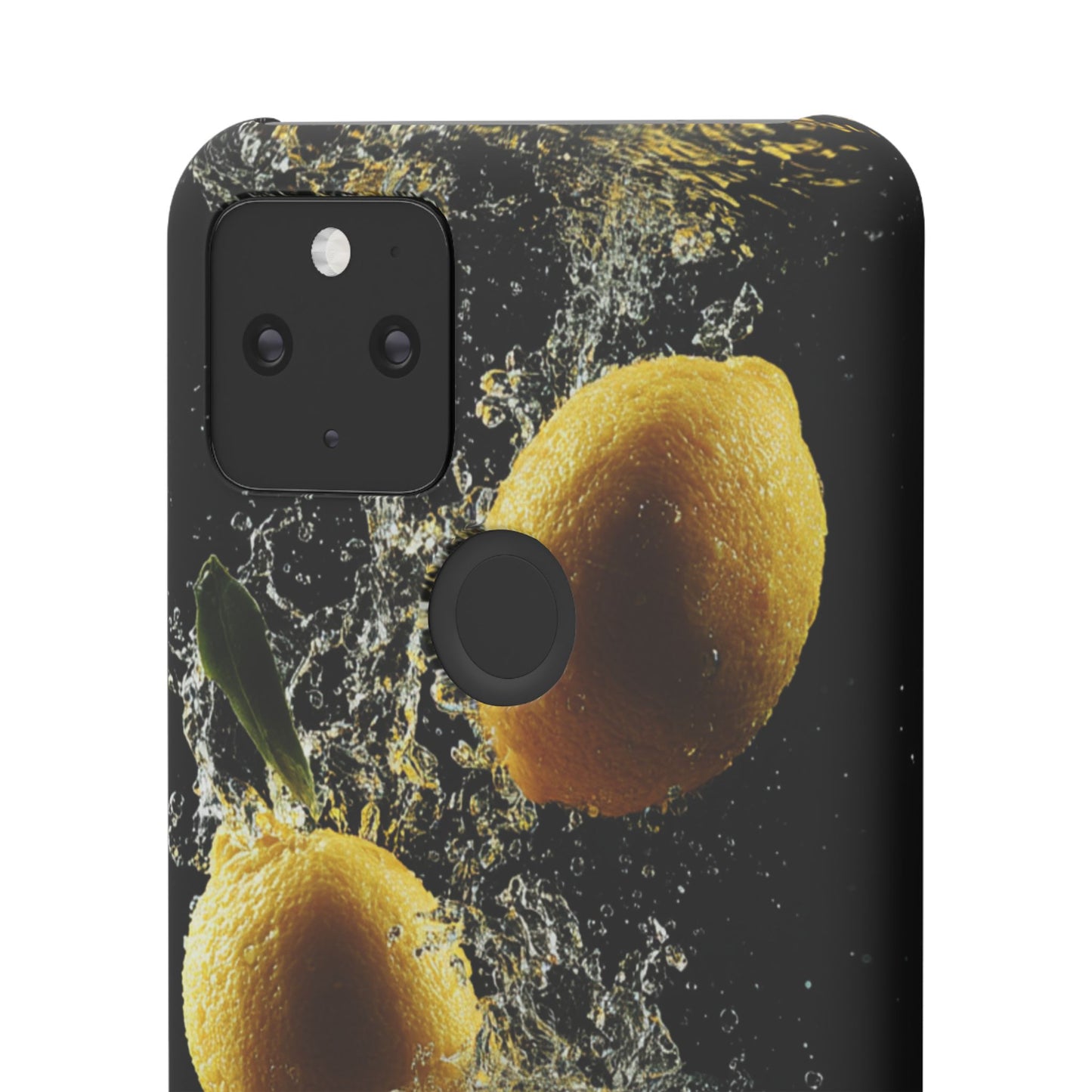 Lemon Splash Phone Case - Vibrant Snap Case, Fruit Lover Gift, Summer Vibes, Kitchen Decor, Unique Phone Accessories