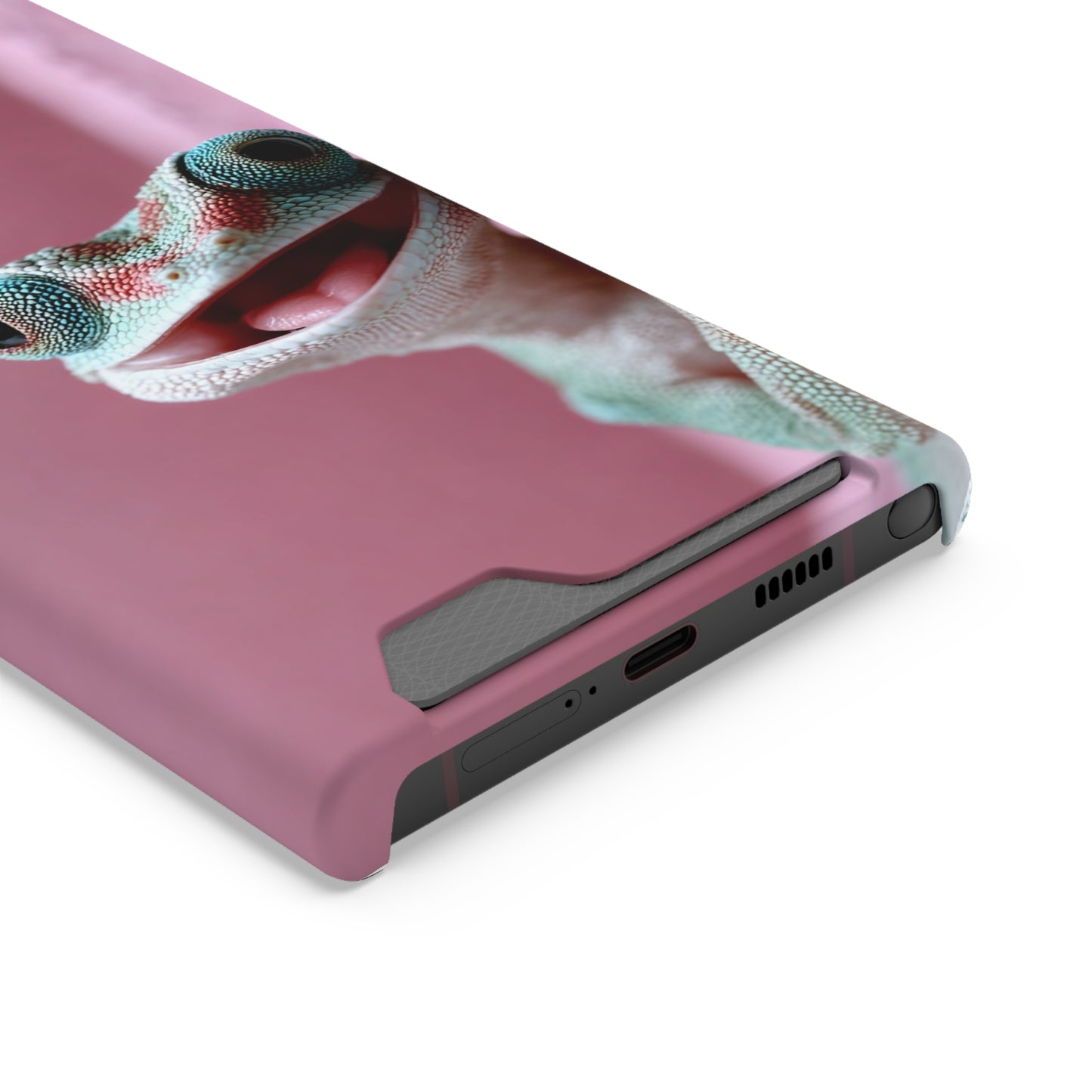 Whimsical Phone Case with Card Holder - Cute Gecko Design, Fun Gift for Kids, Stylish Accessory for Everyday Use, Perfect for [...]