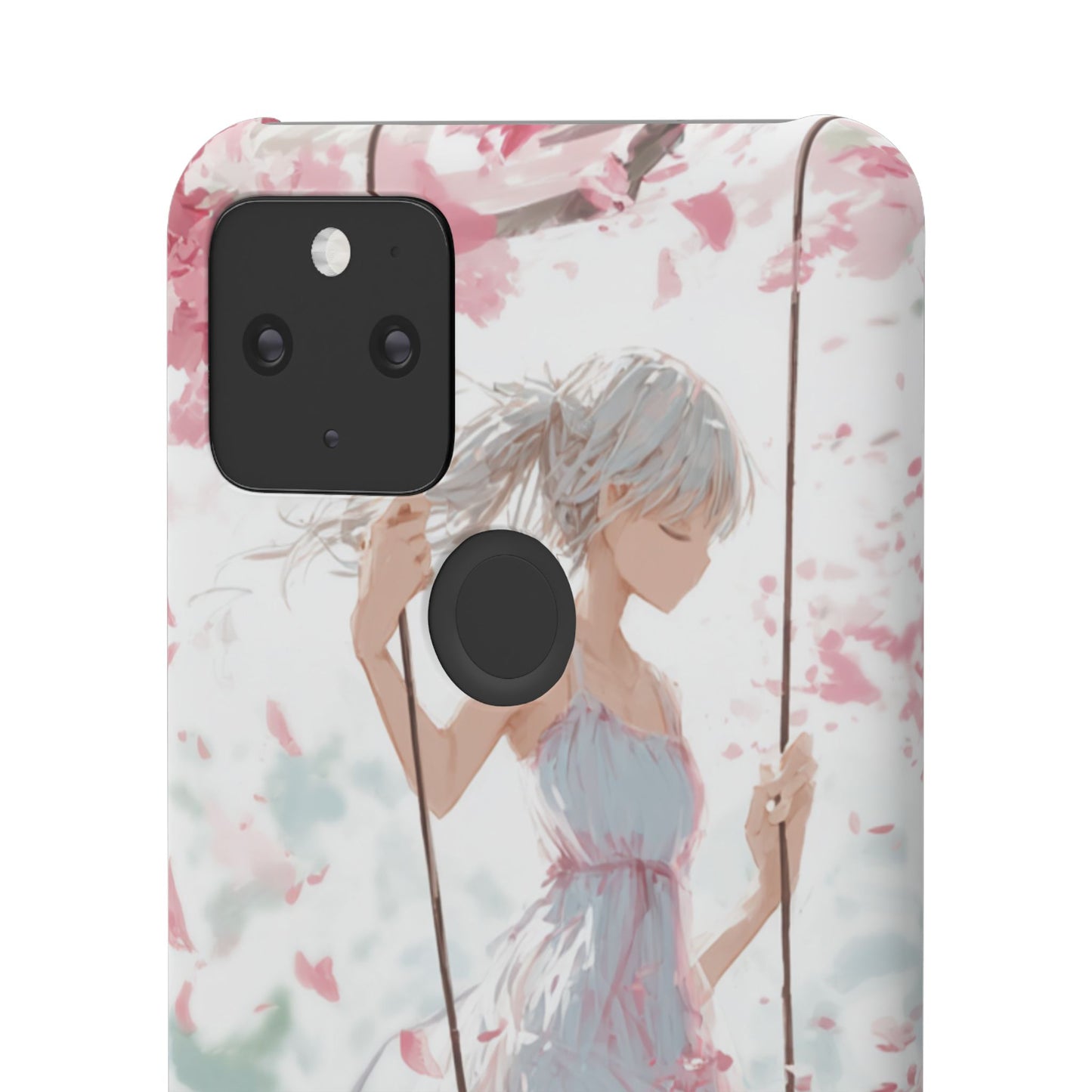 Elegant Floral Snap Cases for iPhone, Personalized Phone Covers, Cute Spring Gifts, Anime Aesthetic Accessories, Flower-themed Cell [...]