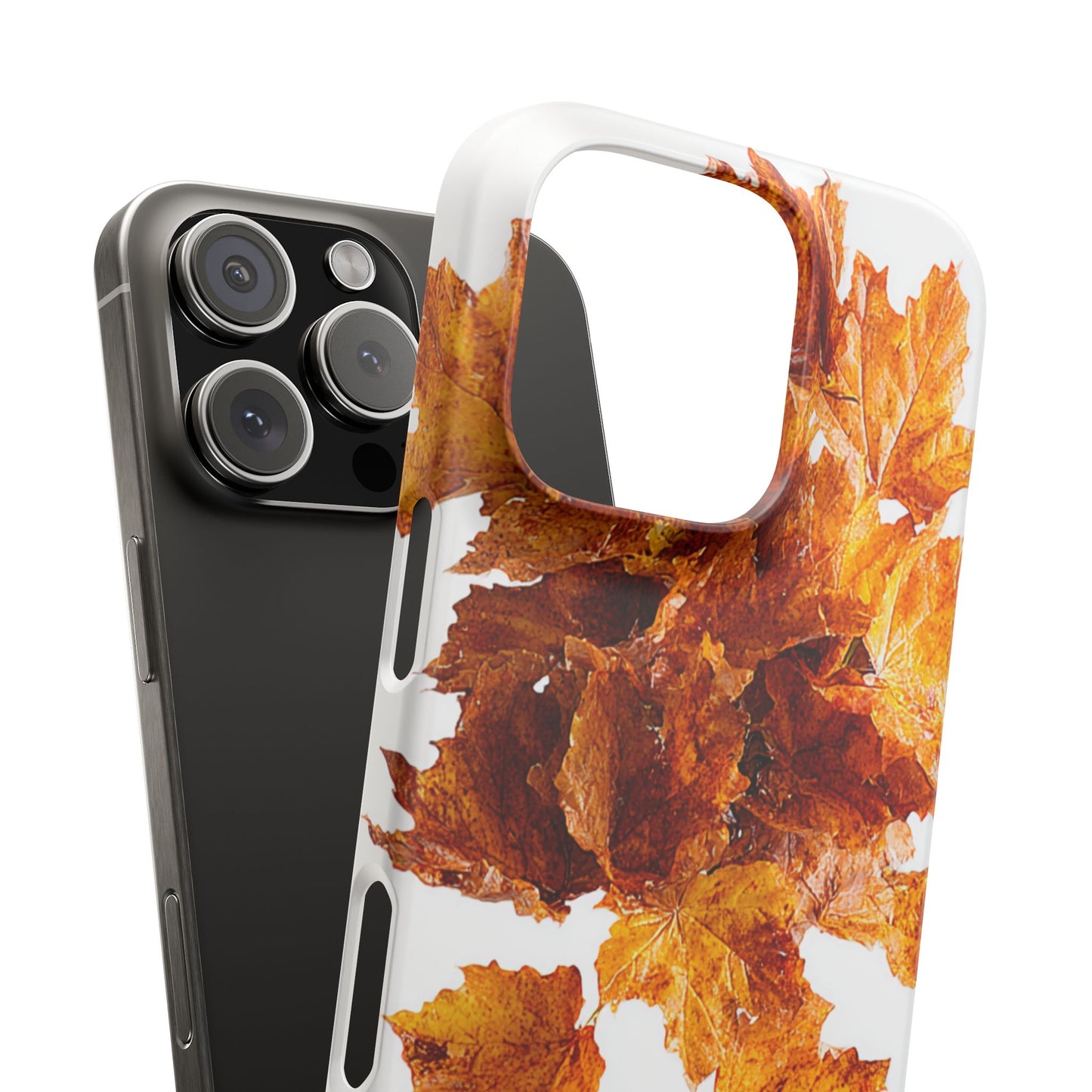 Autumn Leaf Phone Case | Fall Snap Cases, Phone Accessories, Nature Lover Gift, Seasonal Decor, Cozy Fall Vibes