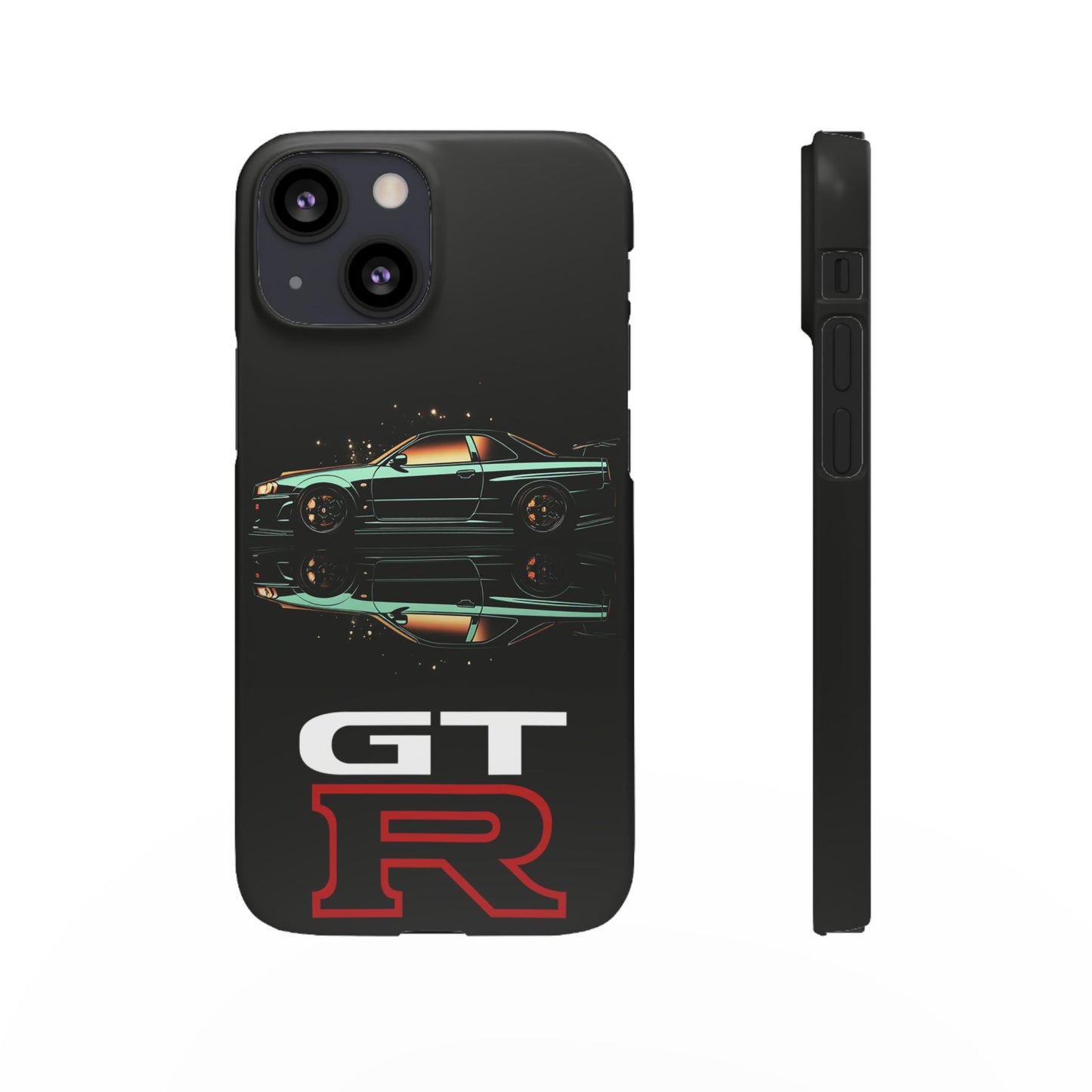 Green Skyleine R34 GTR Art Snap Case and Protective Phone Cover For iPhone and Samsung