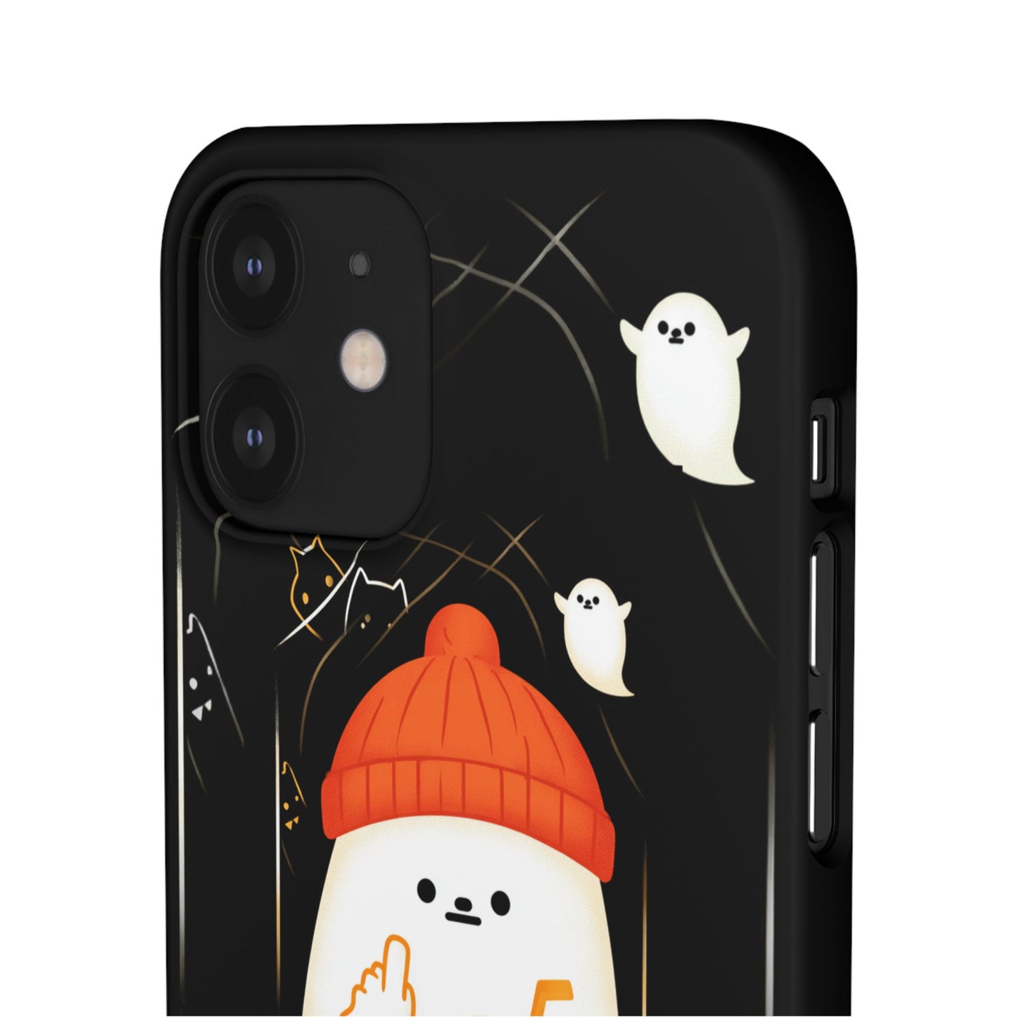 Spook You Halloween Ghost Snap Case Kawaii Protective Phone Cover for iPhone and Samsung