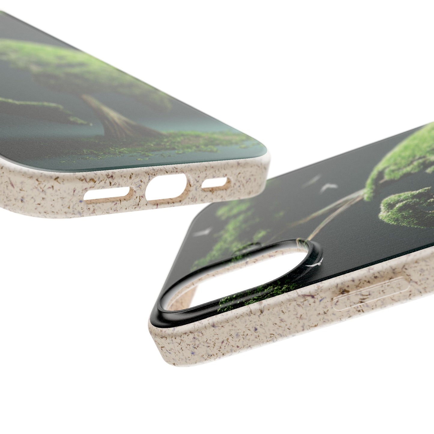 Eco-Friendly Phone Case with Nature Design, Sustainable iPhone Cover, Biodegradable Cellphone Accessories, Green Earth Gift, Earth Day [...]
