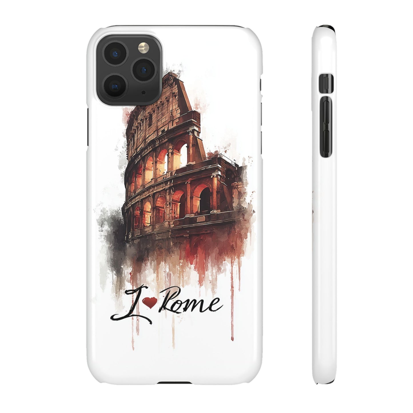 I Love Rome Snap Cases, Urban Phone Covers, Travel Accessories, Gift for Travelers, City Love Merch