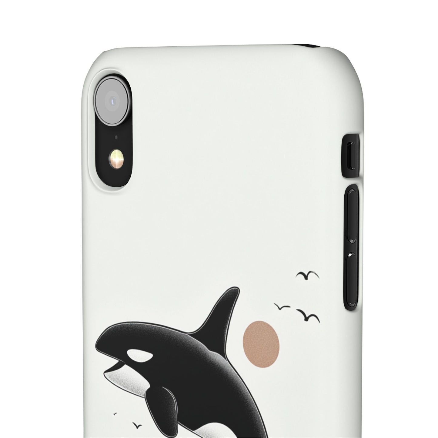 Whale Splash Phone Case | Ocean Lover Gift, Marine Art, Snap Cases, Cute Whale Design, Custom Phone Accessories