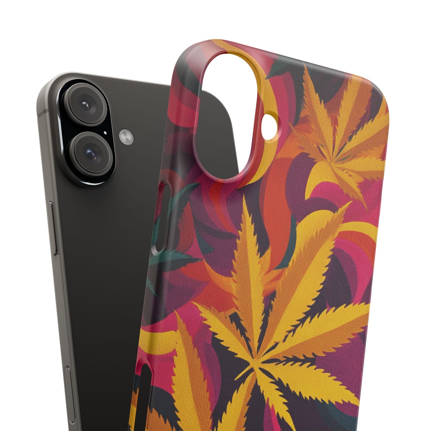 Autumn Vibe Cannabis Snap Case for IPhones and Samsungs Custom