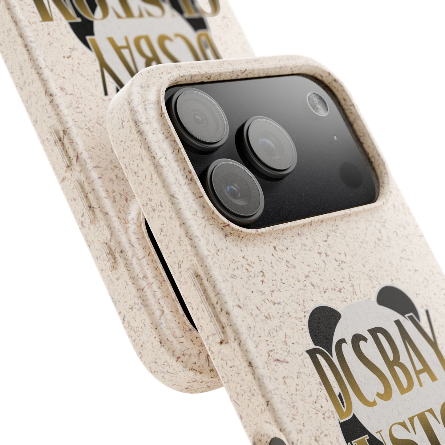Biodegradable Panda Phone Case — Eco-Friendly Customizable iPhone Cover