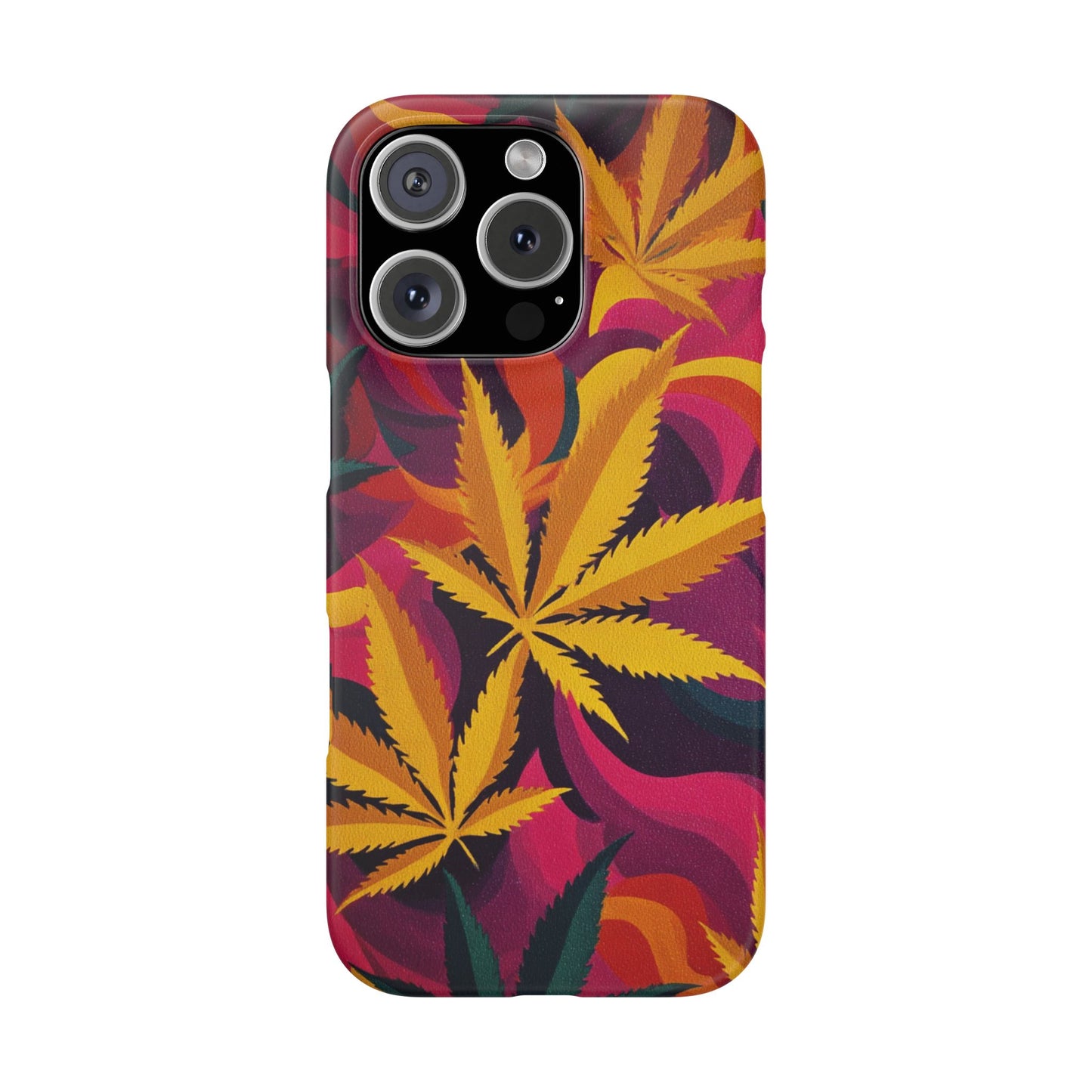 Autumn Vibe Cannabis Snap Case for IPhones and Samsungs Custom