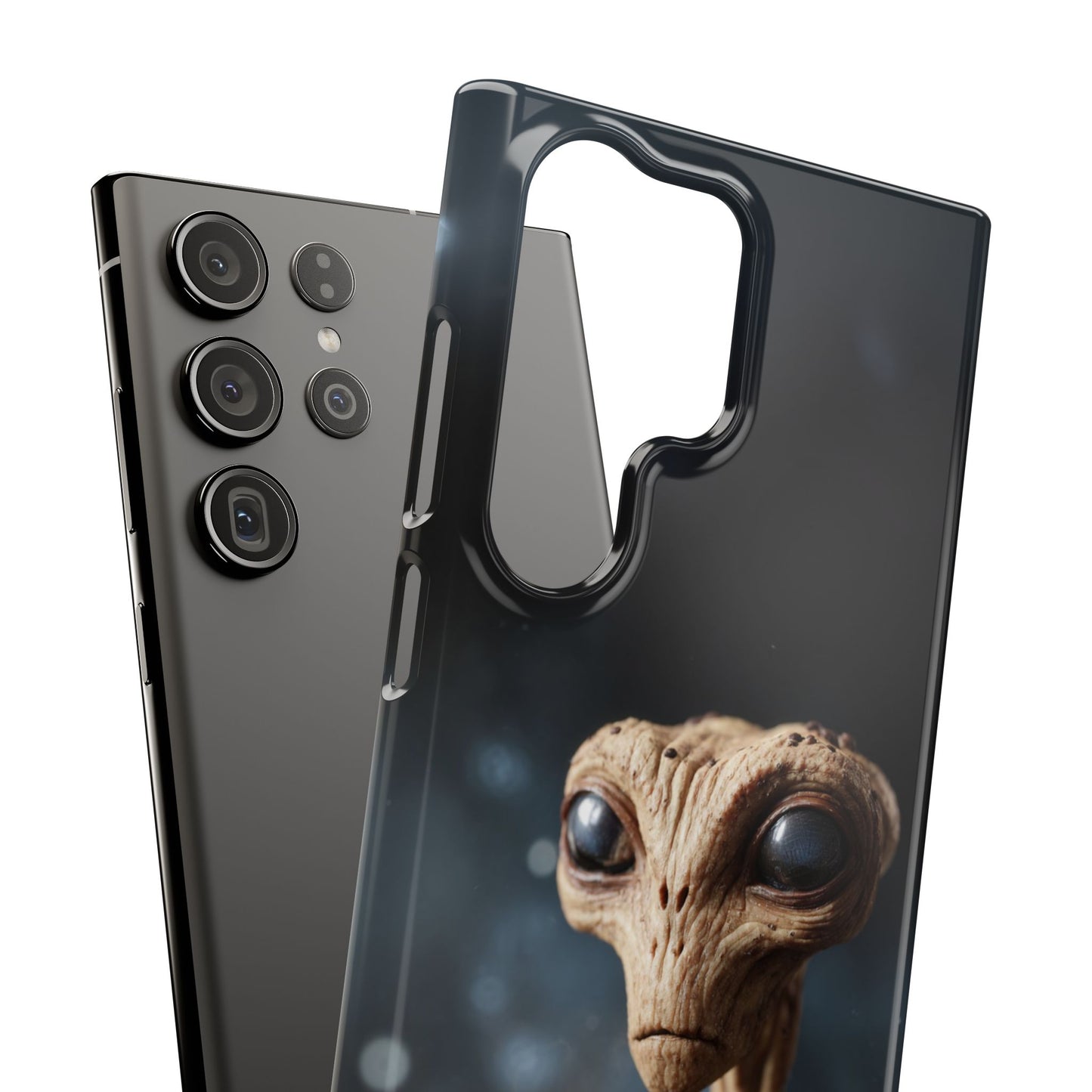 Alien Coffee Snap Case, Unique Phone Cover, Pop Culture Accessory, Gift for Sci-Fi Lovers, Customizable Phone Case