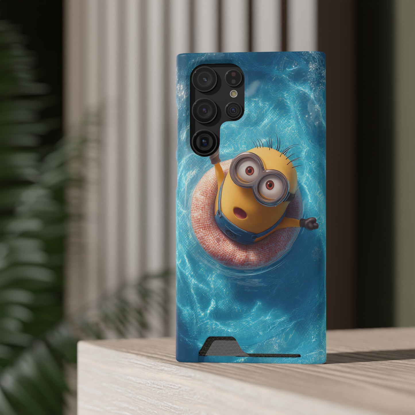Minion Phone Case with Card Holder, Fun and Functional Accessory for Kids, Smartphone Case, Gift for Minion Fans, Unique Mobile Cover, [...]