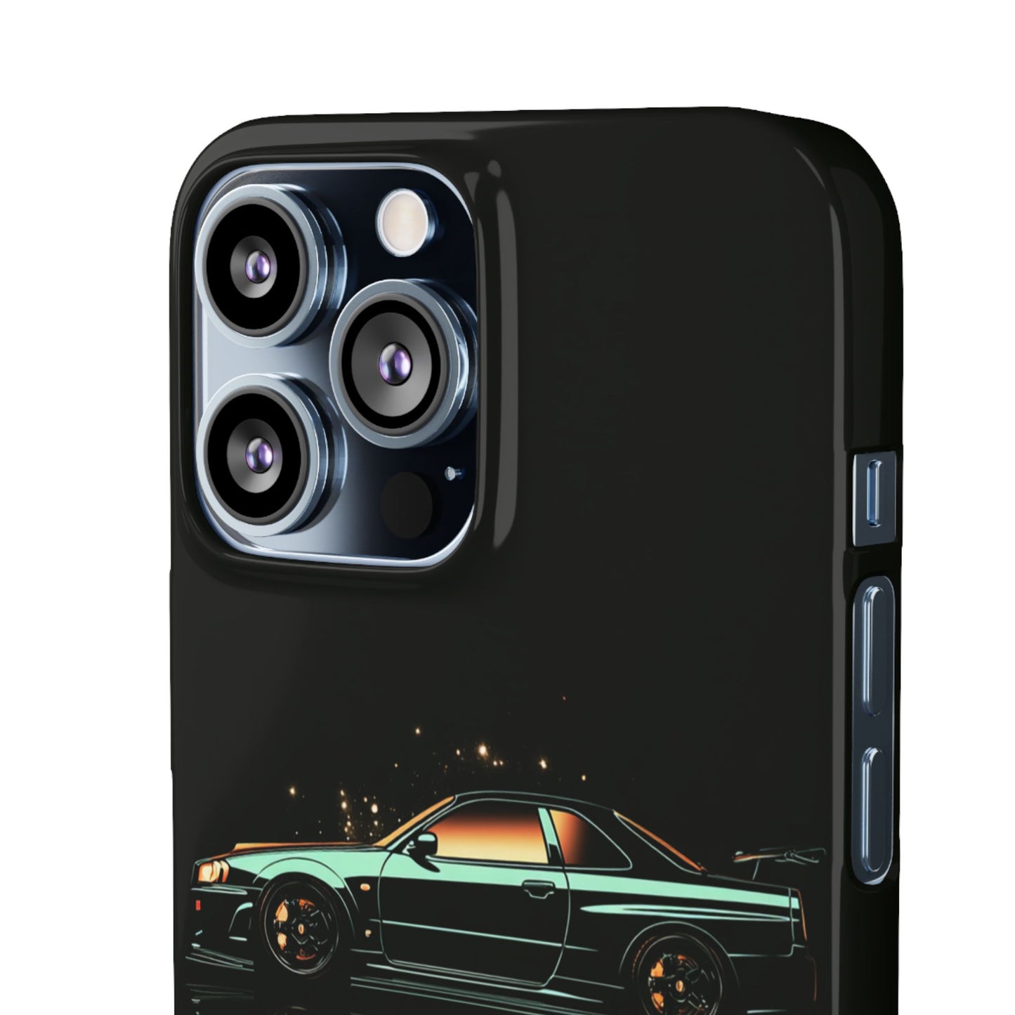 Green Skyleine R34 GTR Art Snap Case and Protective Phone Cover For iPhone and Samsung