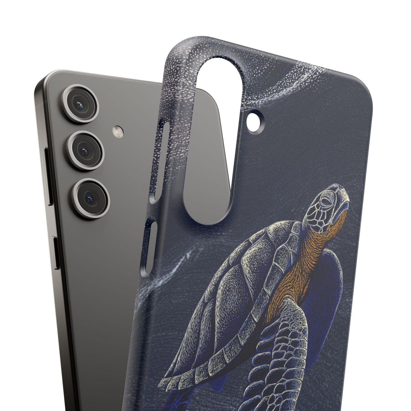Marine Turtle Snap Case for Nature Lovers Phone Covers For Iphones and Samsungs Customization