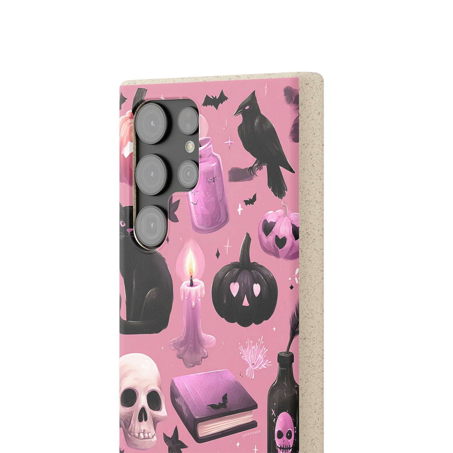 Halloween-Inspired Biodegradable Phone Case, Eco-Friendly Cell Phone Cover, Cute Goth Aesthetic Gift, Sustainable Halloween Decor, [...]