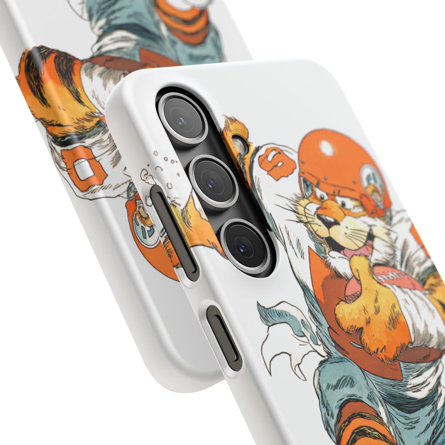 Cincinnati Bengals Snap Cases, Football Fans Phone Case, Tiger Cartoon Art Design, Football Lover Gift, Protective Phone Cover