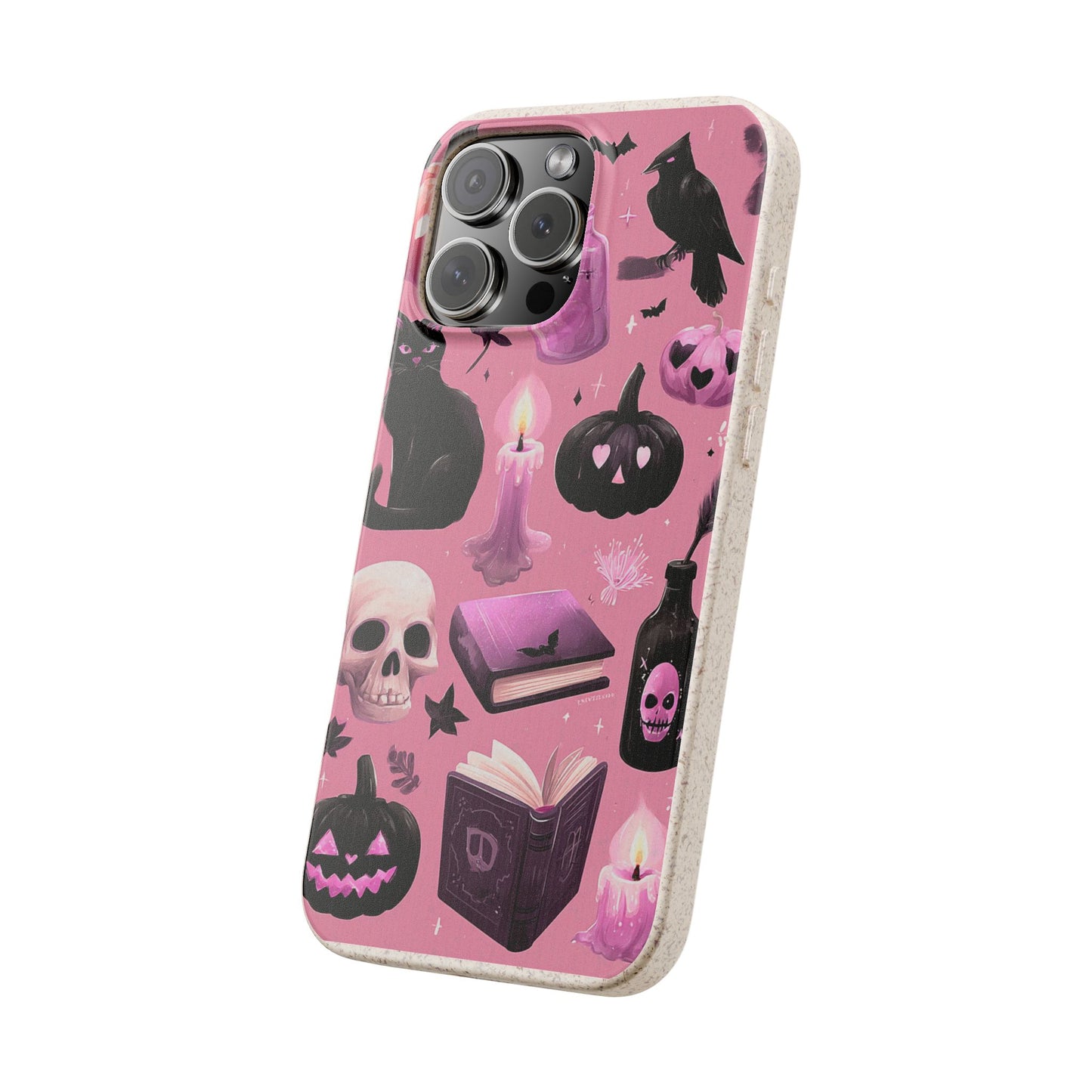 Halloween-Inspired Biodegradable Phone Case, Eco-Friendly Cell Phone Cover, Cute Goth Aesthetic Gift, Sustainable Halloween Decor, [...]