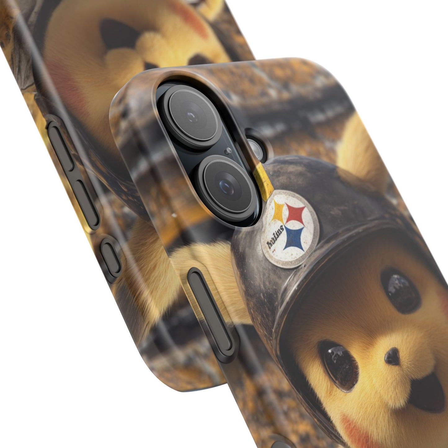 Fun Character Sports Snap Case, Phone Case, Fun Tech Accessory, Cute Gift for Gamers, Football Lovers, Kids.