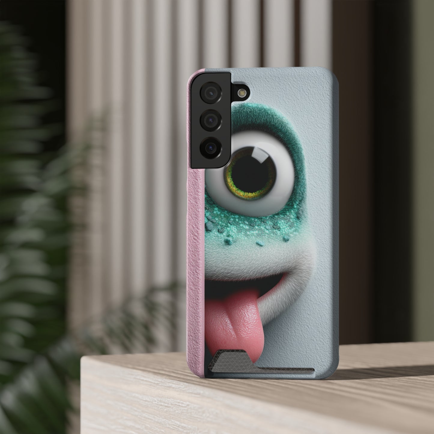 Funky Card Holder Phone Case - Whimsical Design, Cute Gift, Unique Accessories, Fun Mobile Cover, Stylish Phone Protection