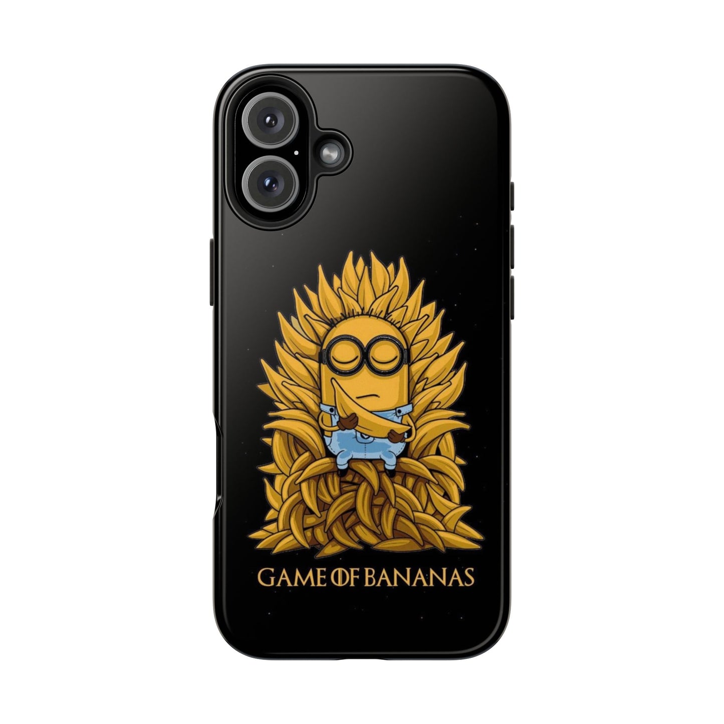 Game of BANANAS iPhone 17 Tough Phone Case | Vintage Black