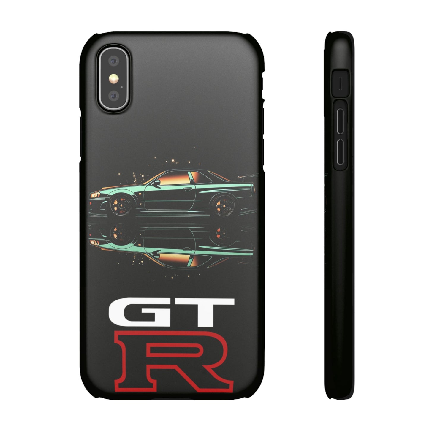 Green Skyleine R34 GTR Art Snap Case and Protective Phone Cover For iPhone and Samsung