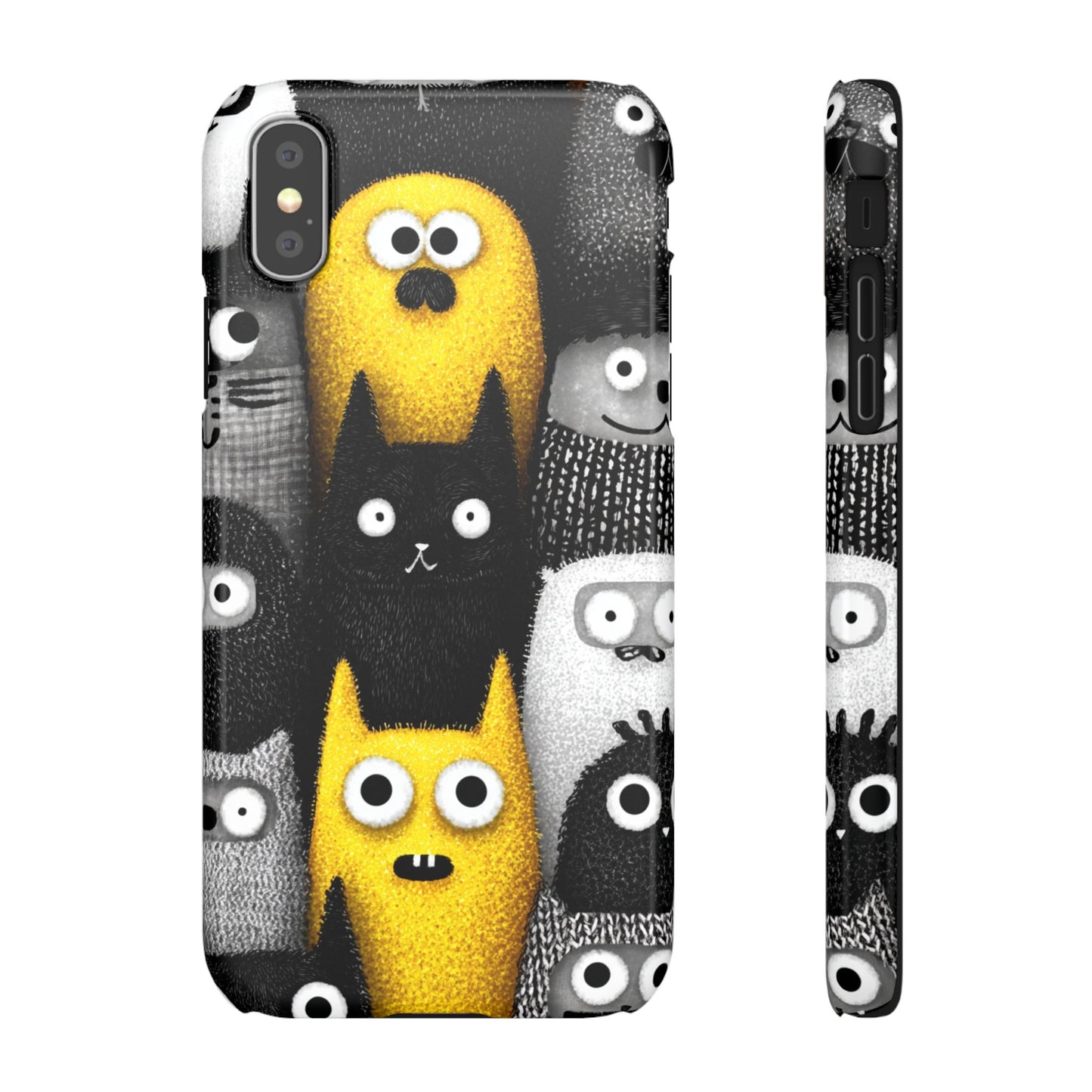 Colorful Character Snap Cases, Cute Phone Cover, Unique Gift for Kids, Fun Accessory, Perfect for Birthdays, Holidays