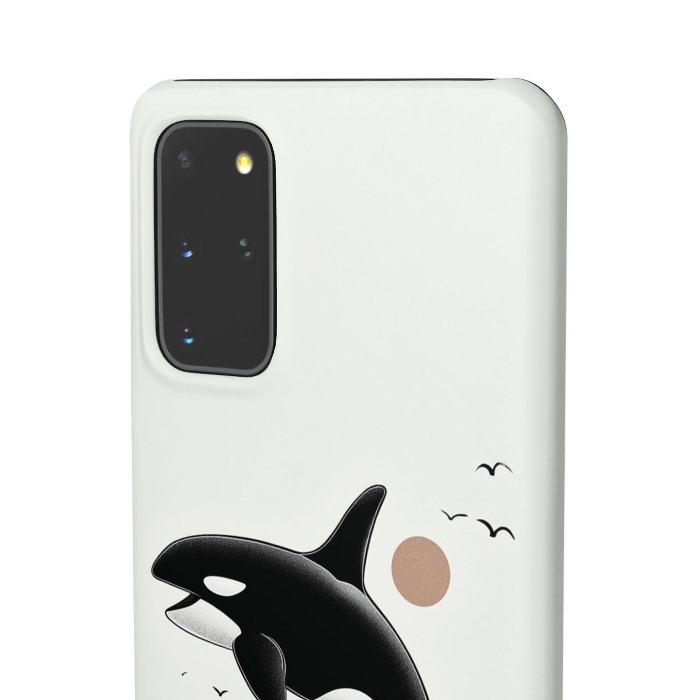 Whale Splash Phone Case | Ocean Lover Gift, Marine Art, Snap Cases, Cute Whale Design, Custom Phone Accessories