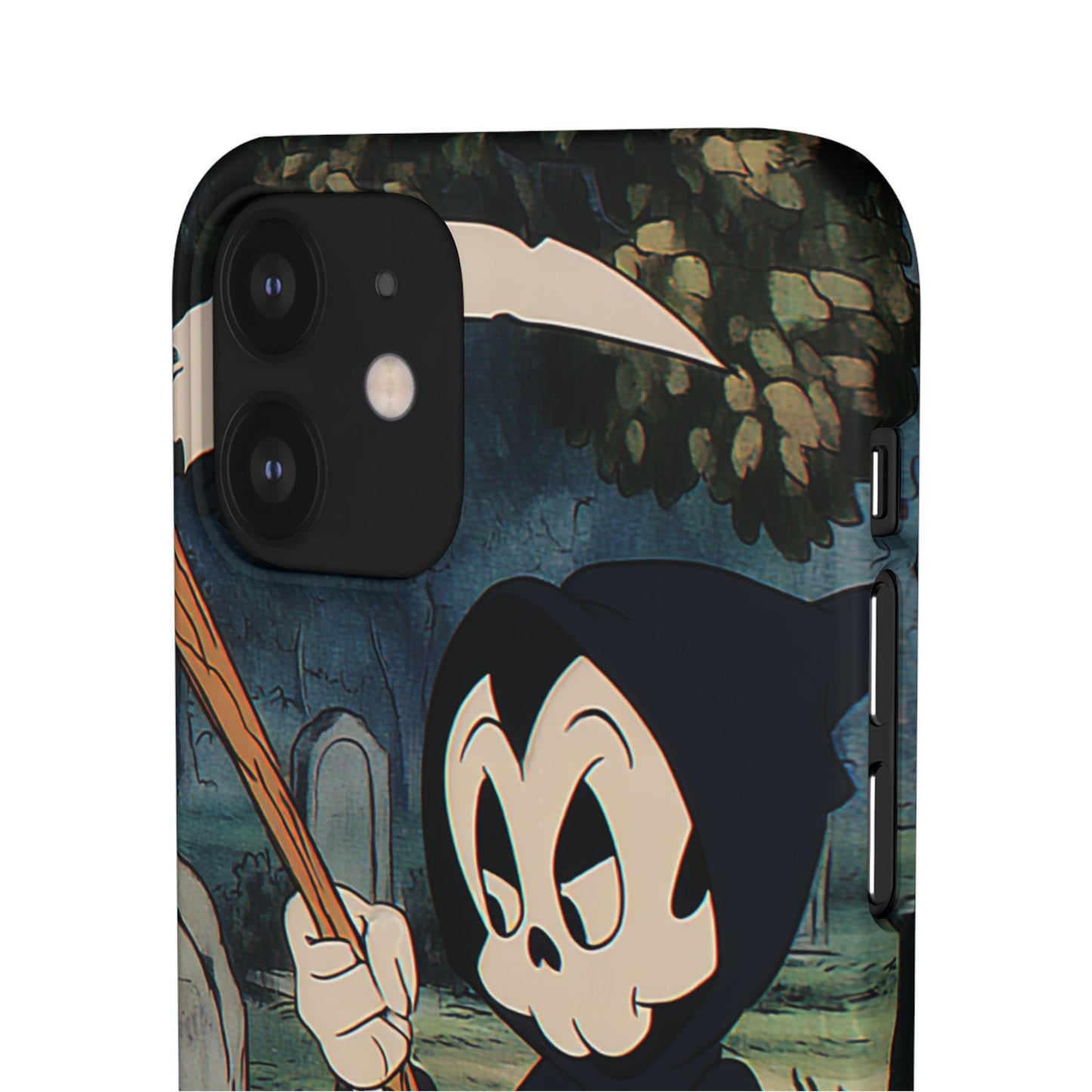 Grim Reaper Snap Case, Halloween Phone Case, Cute Death Phone Cover, Spooky Accessories, Unique Phone Protector