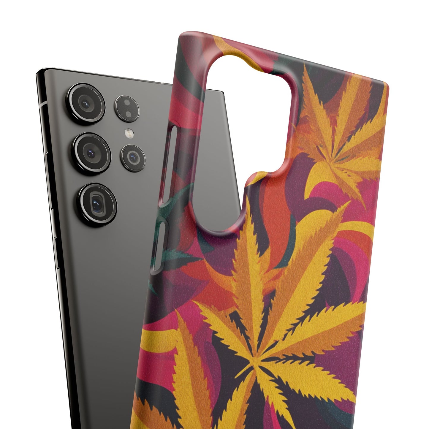 Autumn Vibe Cannabis Snap Case for IPhones and Samsungs Custom