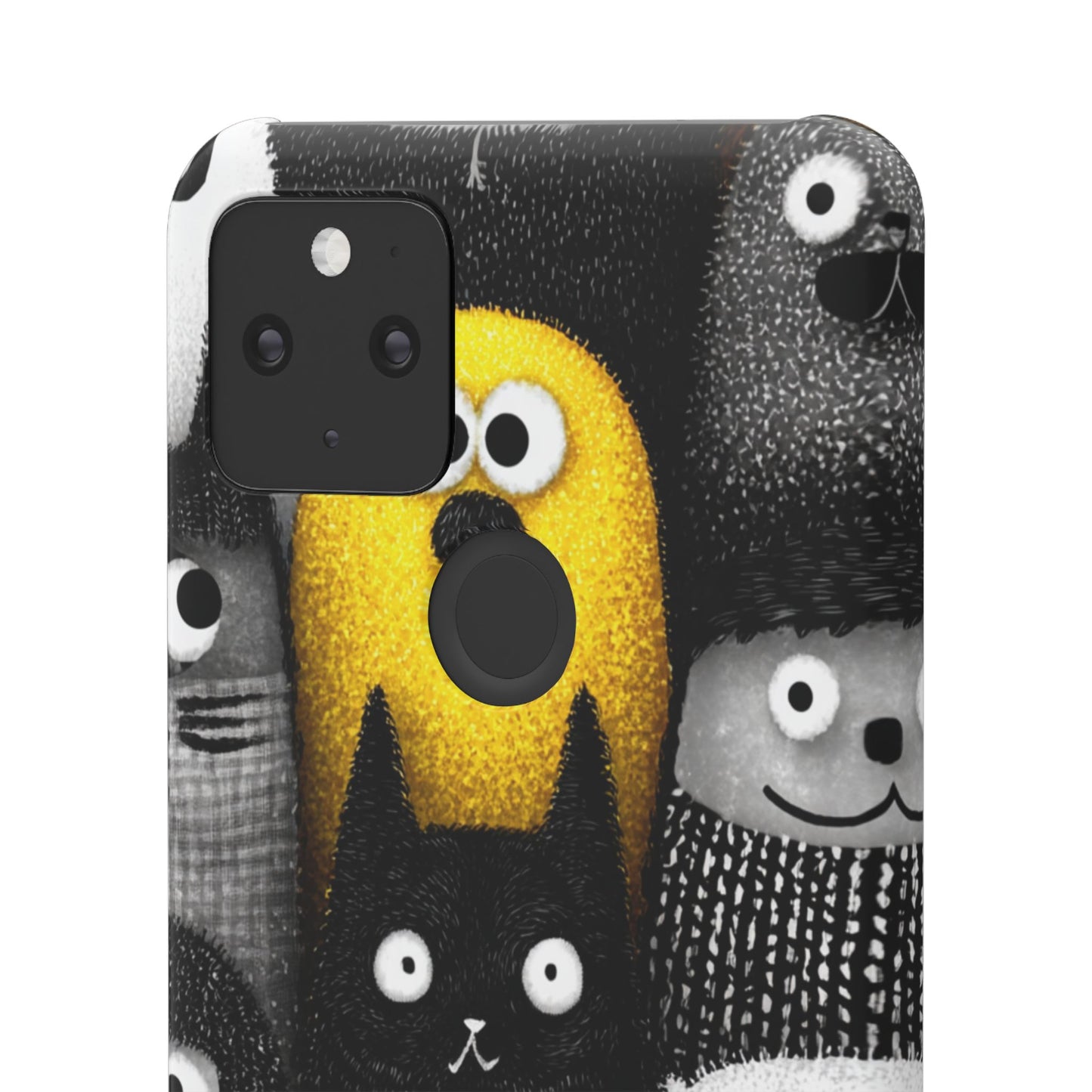 Colorful Character Snap Cases, Cute Phone Cover, Unique Gift for Kids, Fun Accessory, Perfect for Birthdays, Holidays