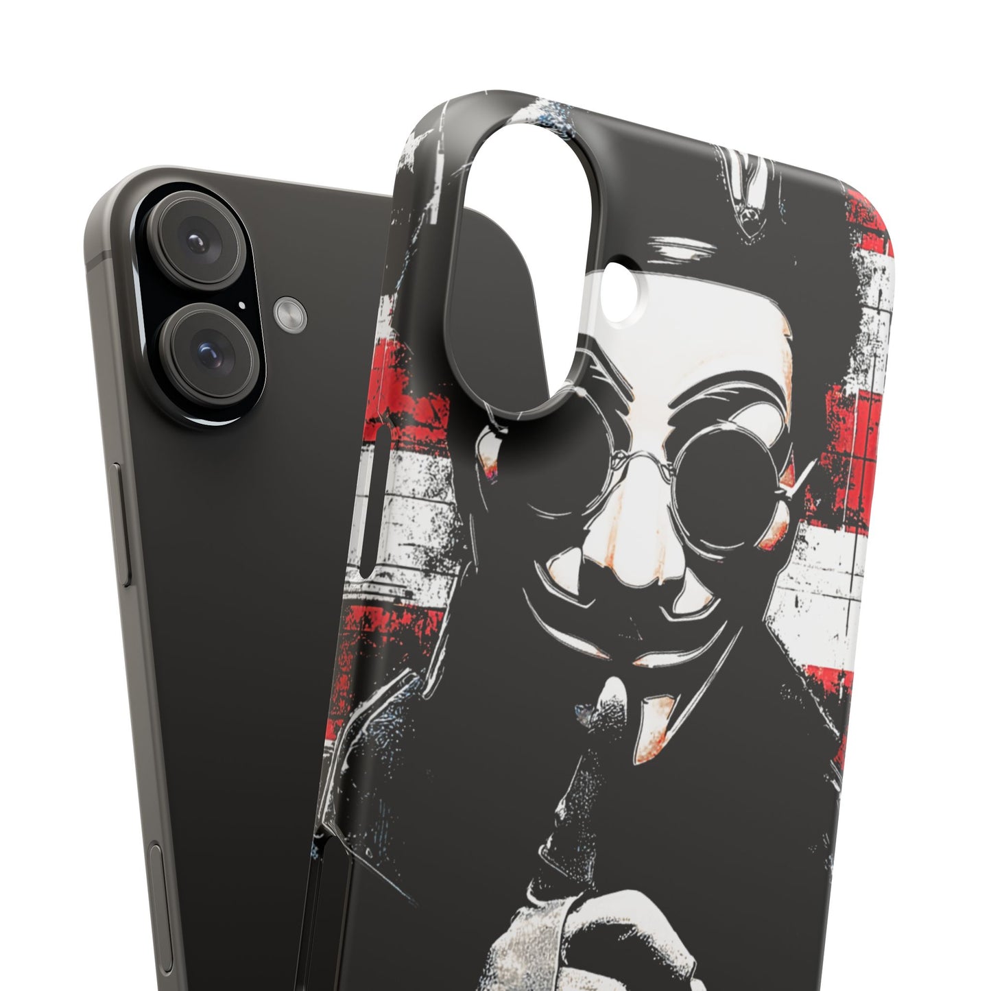 Anonimous & Guy Fawkes Art Snap Case and Protective Phone Cover For iPhone and Samsung