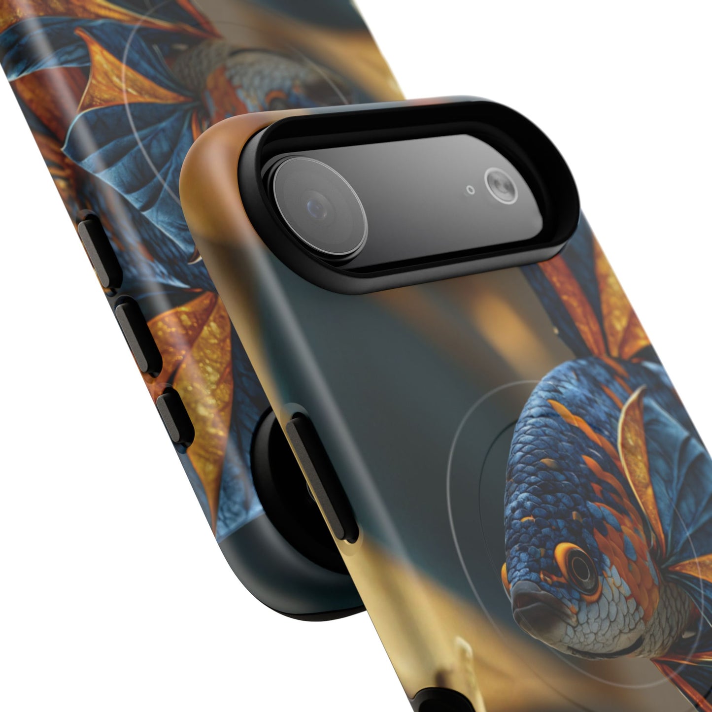 Koi Fish Tough Magnetic Phone Case — Protective Artistic Fish Design