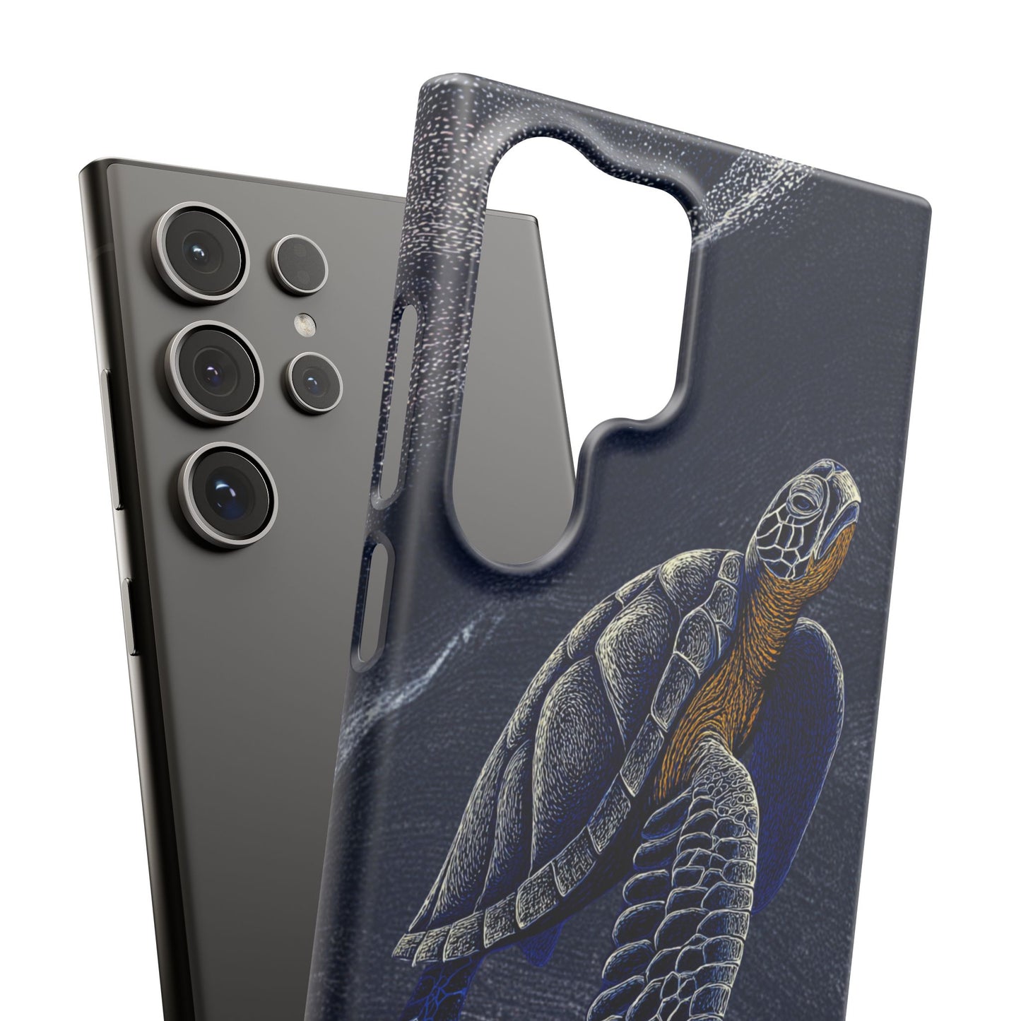 Marine Turtle Snap Case for Nature Lovers Phone Covers For Iphones and Samsungs Customization