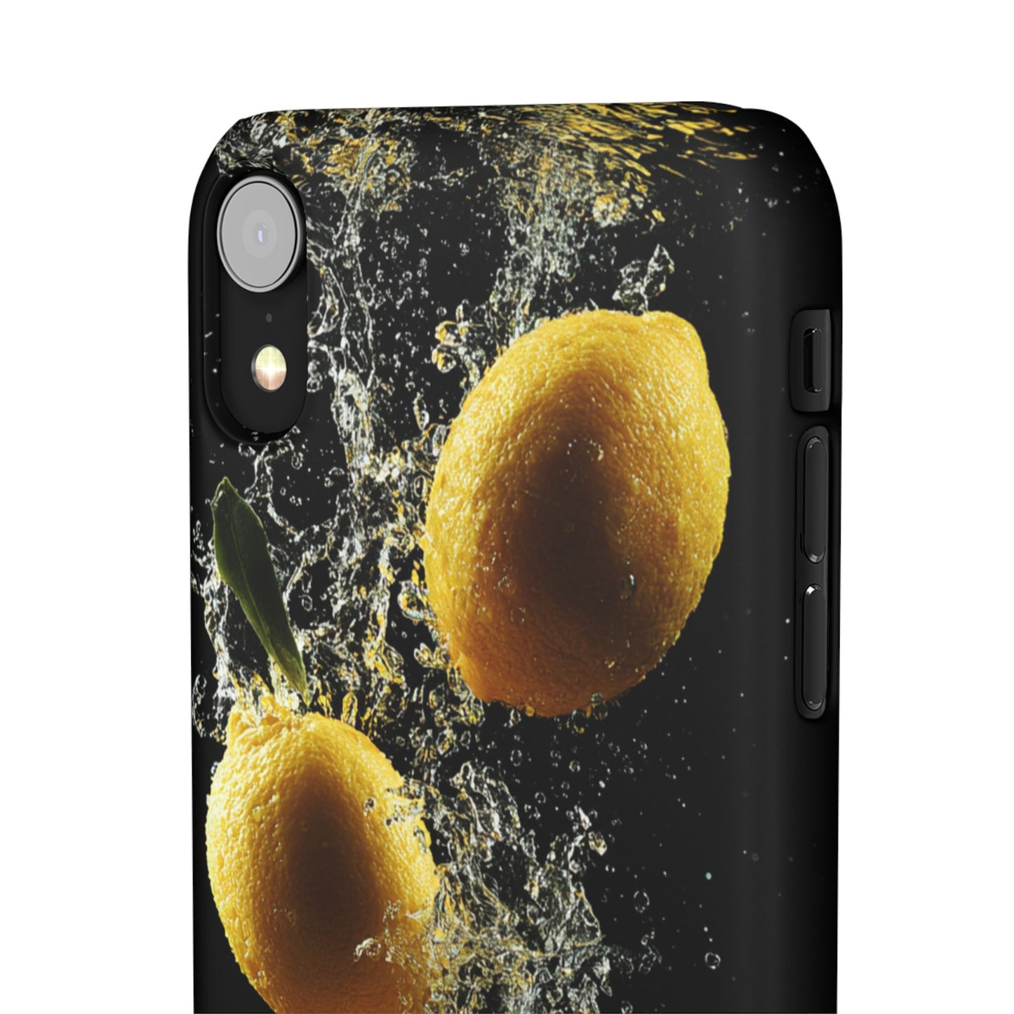 Lemon Splash Phone Case - Vibrant Snap Case, Fruit Lover Gift, Summer Vibes, Kitchen Decor, Unique Phone Accessories