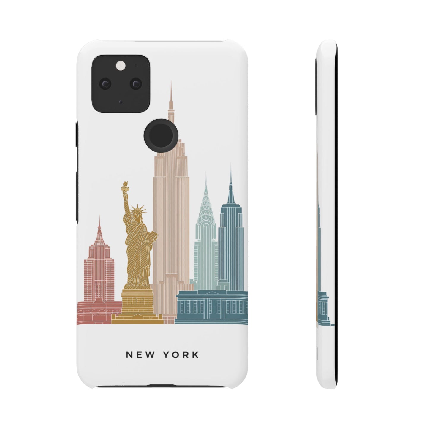 Stylish New York Snap Case, Urban Phone Cover, Cityscape Phone Case, Gift for Travelers, Trendy Protective Case
