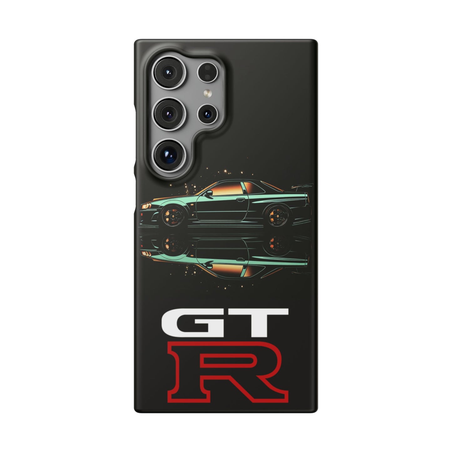 Green Skyleine R34 GTR Art Snap Case and Protective Phone Cover For iPhone and Samsung