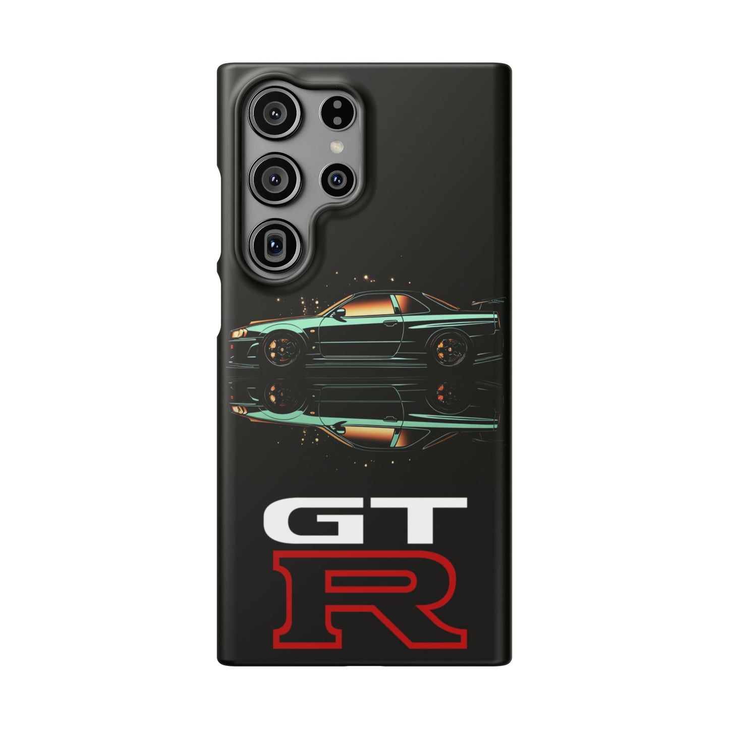 Green Skyleine R34 GTR Art Snap Case and Protective Phone Cover For iPhone and Samsung