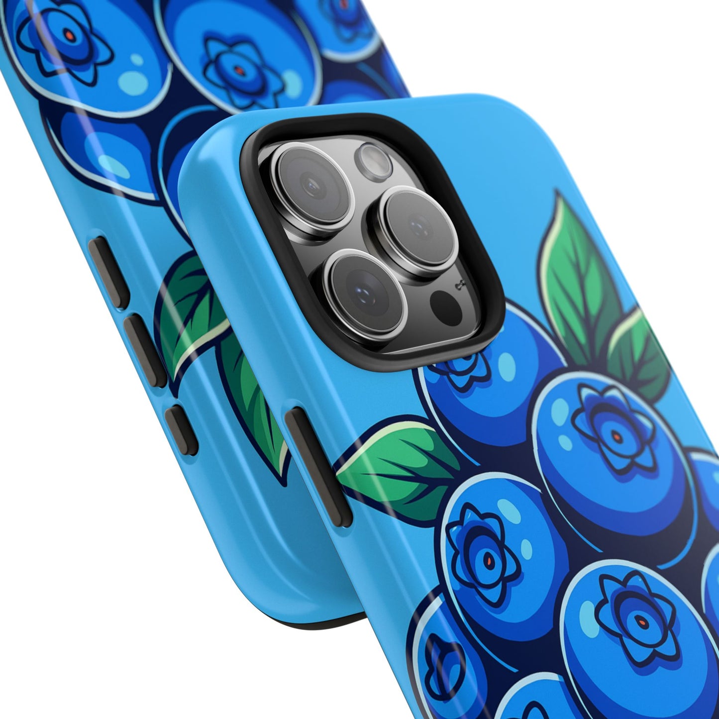 iPhone 17 Blueberry Delight Tough Phone Case, Cute Phone Cover, Fruit Lover Gift, Durable Phone Protector, Unique Smartphone Accessories