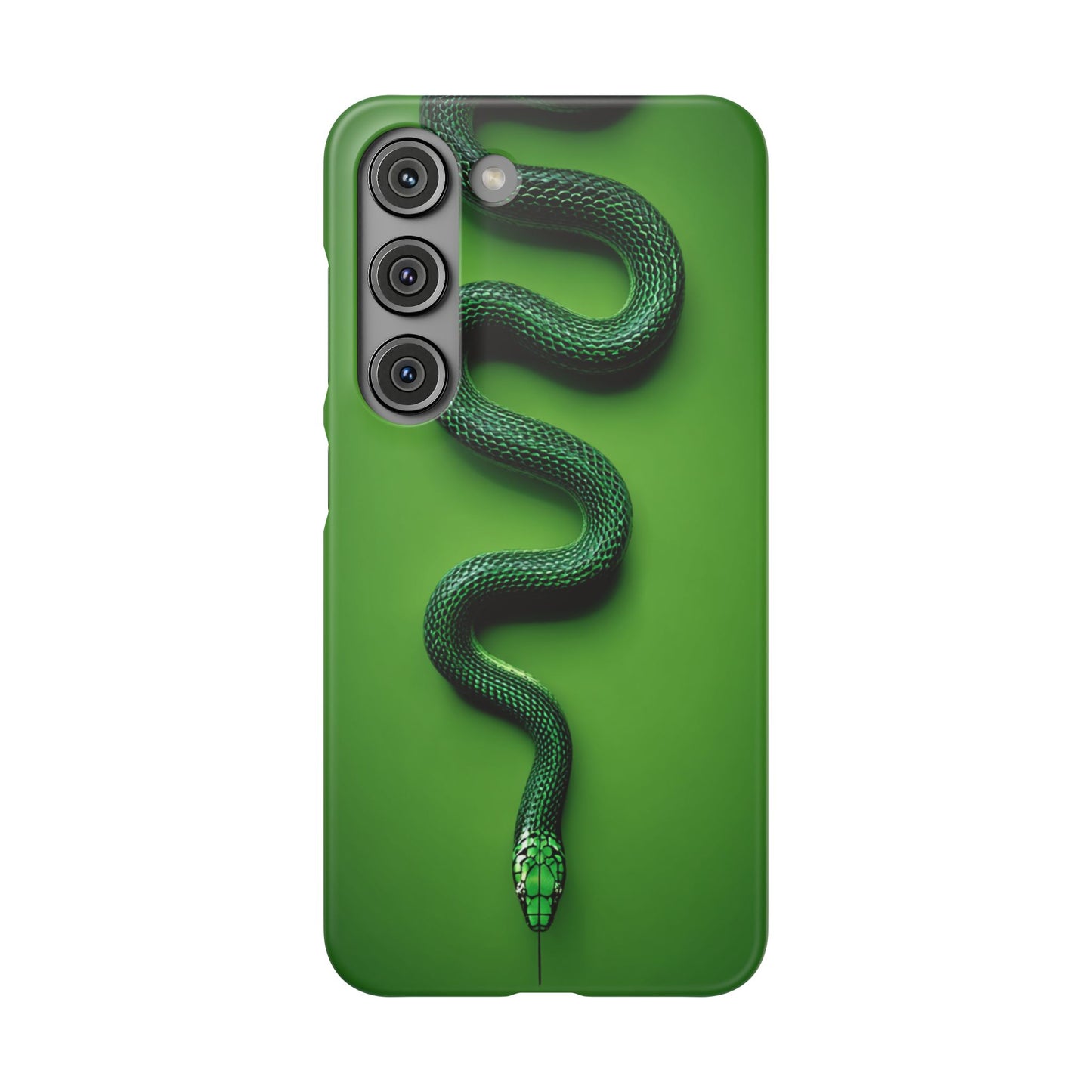 Green Snake Snap Case for iPhone, Stylish Phone Cover, Unique Gift, Trendy Accessory, Birthday, Nature Lover's Phone Case