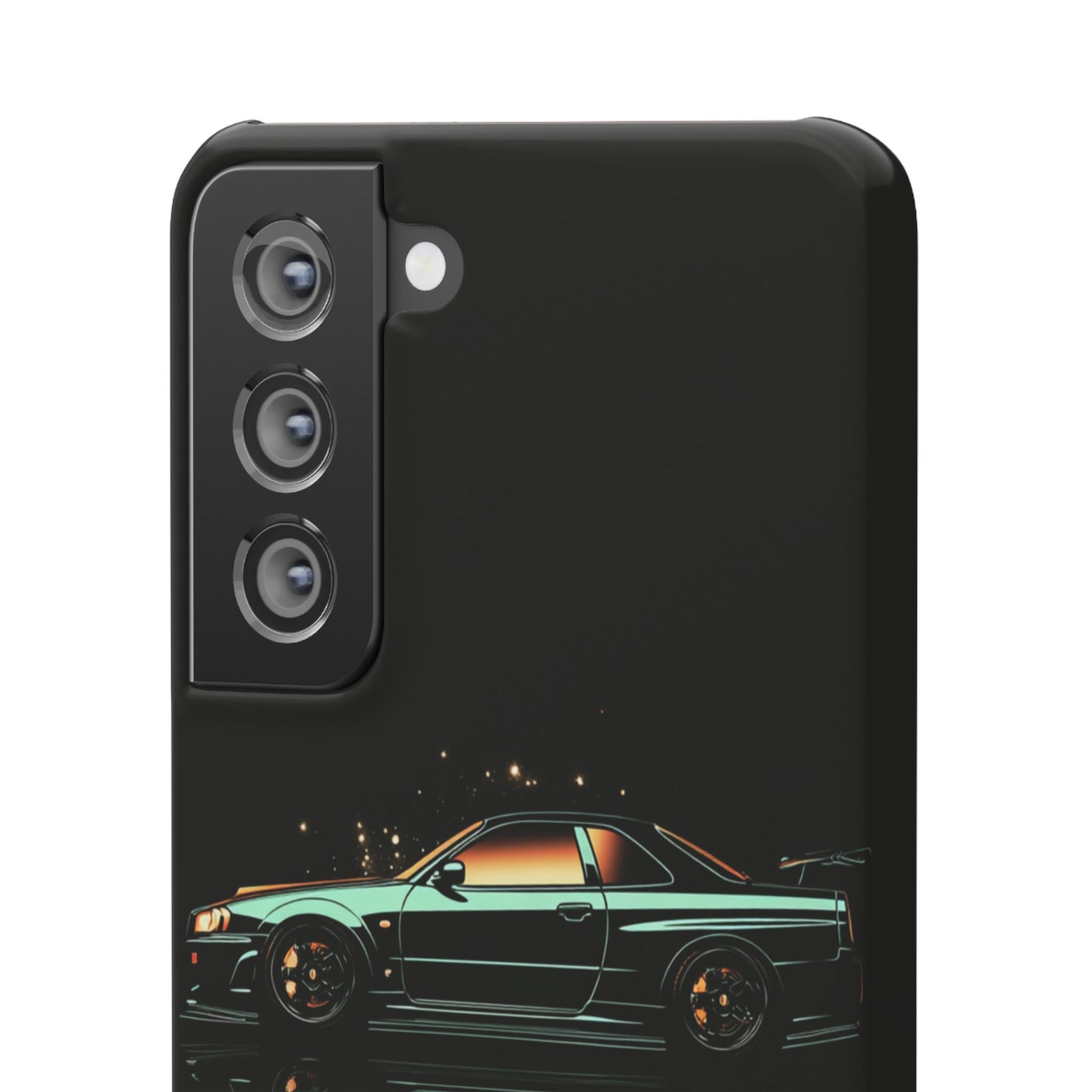 Green Skyleine R34 GTR Art Snap Case and Protective Phone Cover For iPhone and Samsung