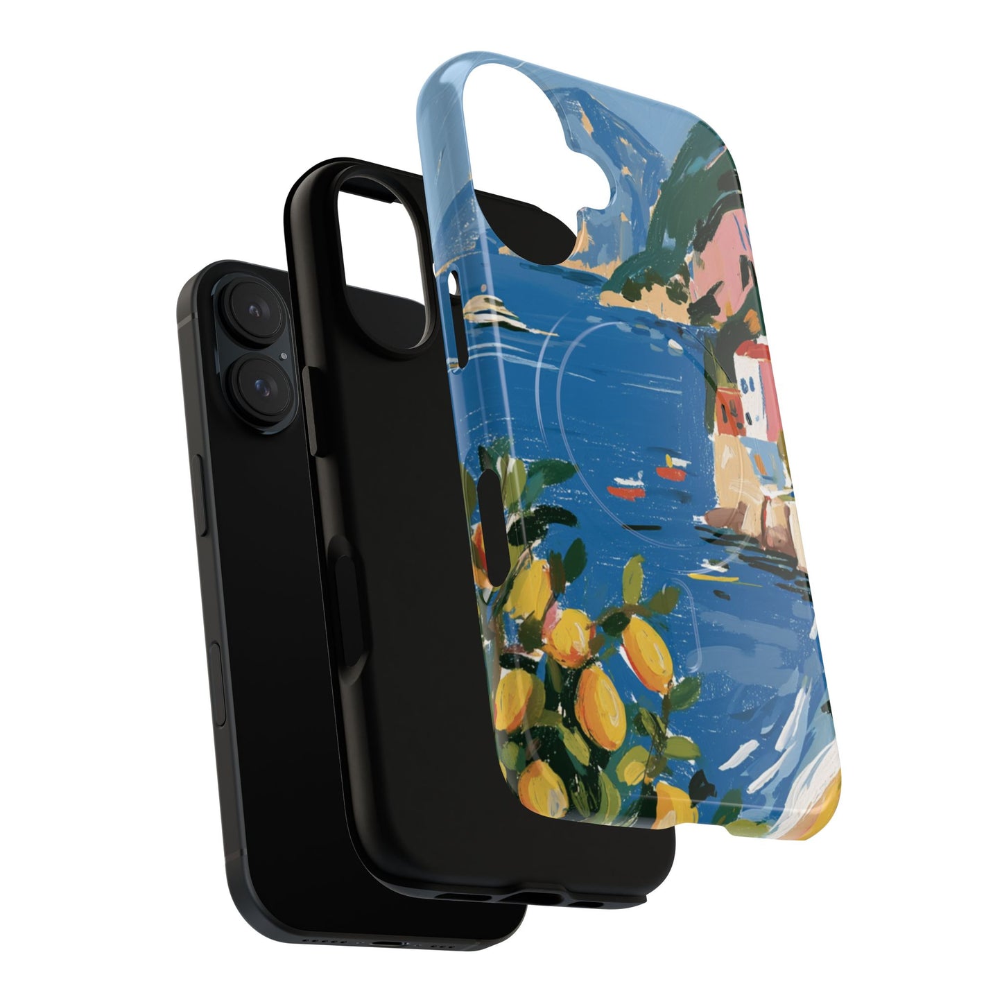 Mediterranean Coastal Phone Case – Tough Magnetic Protective Cover