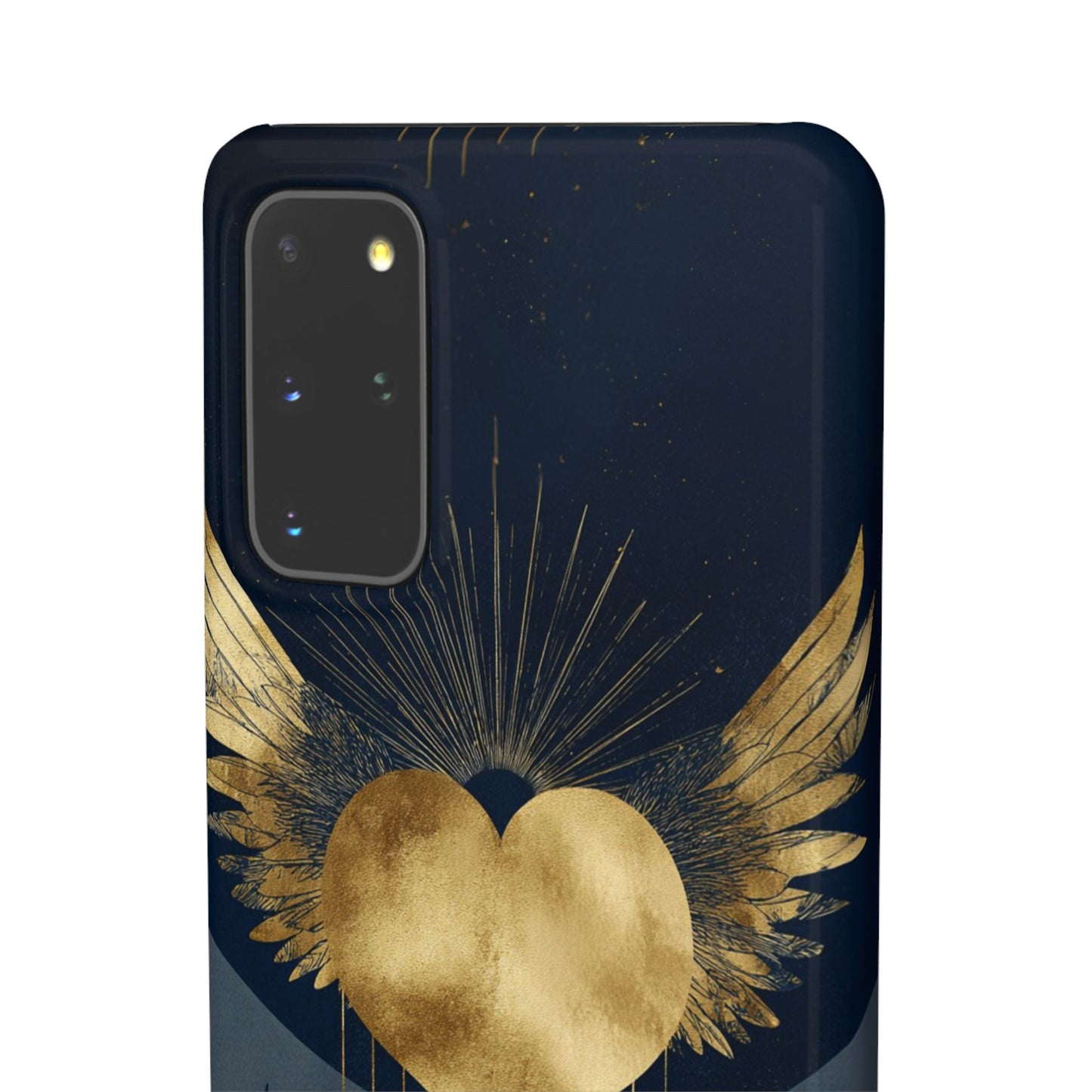 Heart Wing Snap Case, Elegant Phone Cover, Unique Gift, Artistic Accessory, Protective Case for Love and Romance