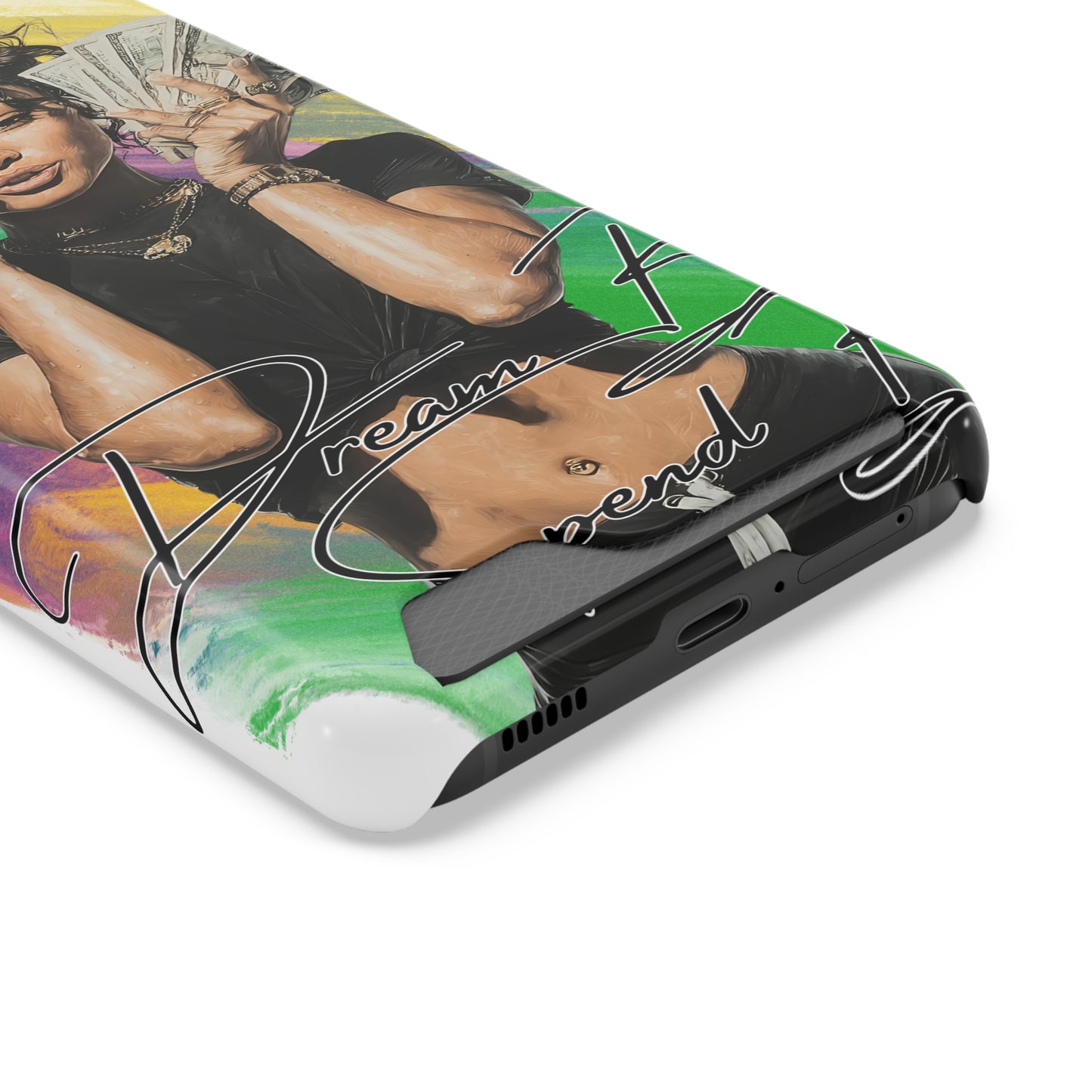 Vibrant Phone Case with Card Holder - Dream Big, Stylish Accessory for Teens & Young Adults, Perfect Gift for Birthdays, Graduations, [...]