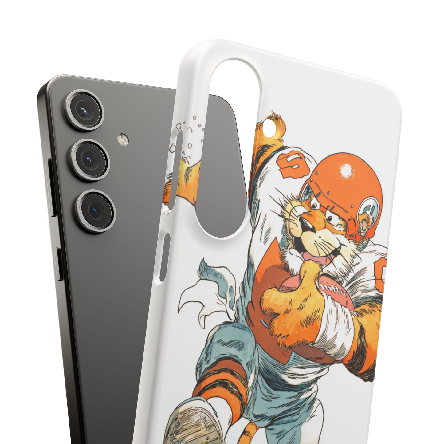 Cincinnati Bengals Snap Cases, Football Fans Phone Case, Tiger Cartoon Art Design, Football Lover Gift, Protective Phone Cover