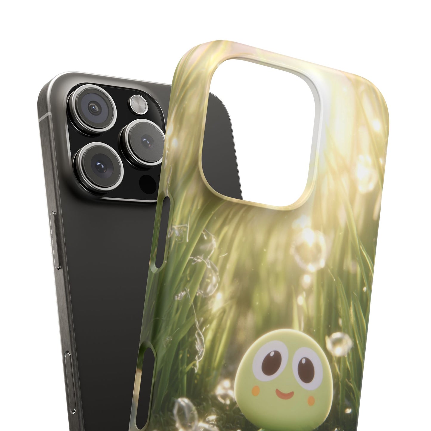 Cute Nature-Inspired Snap Case, Cartoon Phone Cover, Eco-Friendly Gift, Fun Accessory, Personalized Phone Case, Nature Lover's Gift