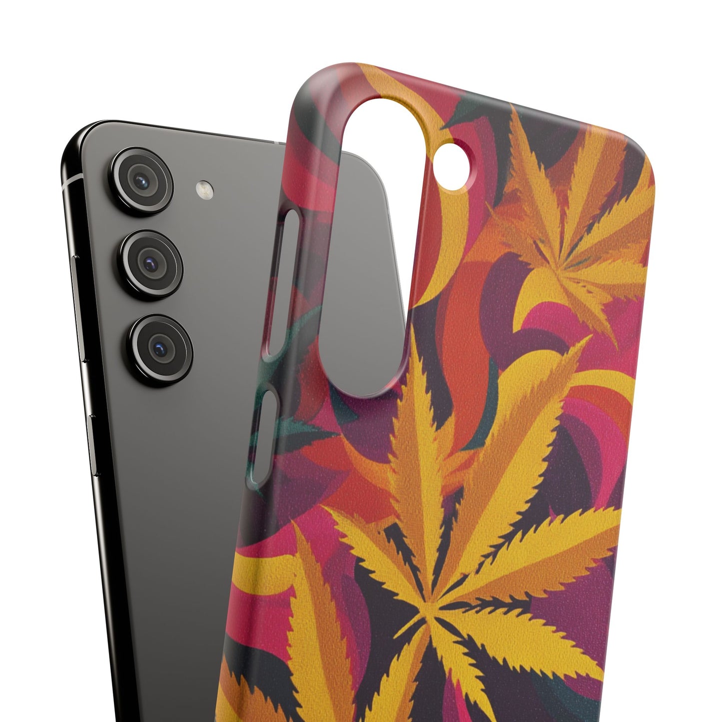Autumn Vibe Cannabis Snap Case for IPhones and Samsungs Custom