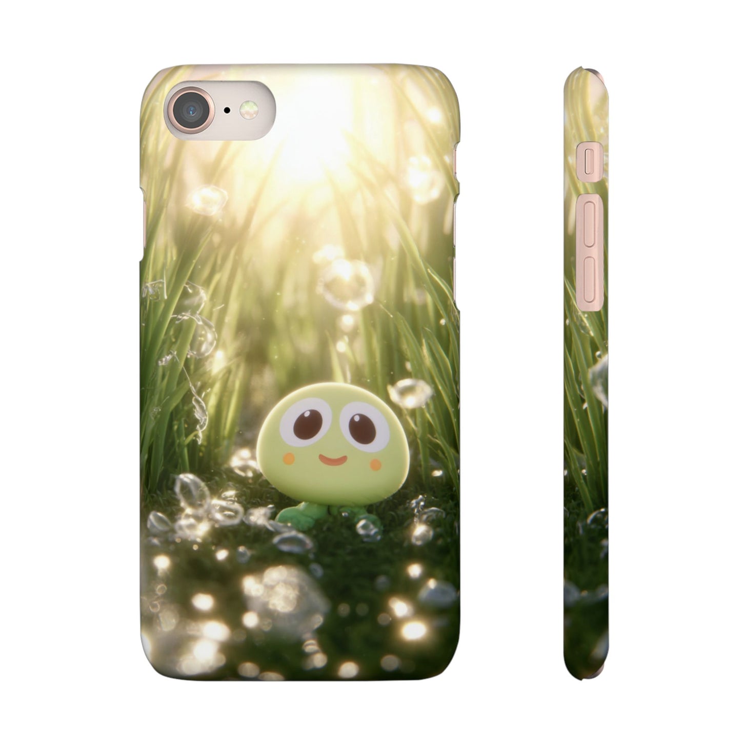 Cute Nature-Inspired Snap Case, Cartoon Phone Cover, Eco-Friendly Gift, Fun Accessory, Personalized Phone Case, Nature Lover's Gift